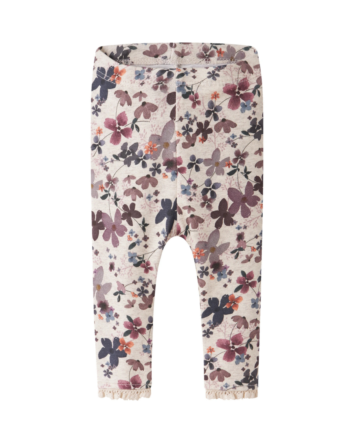 Sand - Peyote Melange - Name it - Leggings - Blomster - 13246493