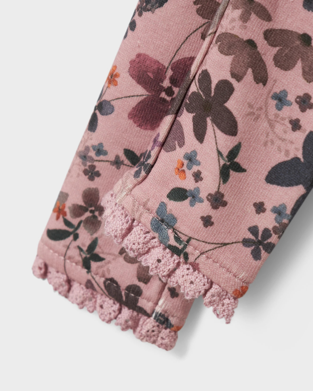 Rosa - Burnished Lilac - Name it - Leggings - Blomster - 13246493