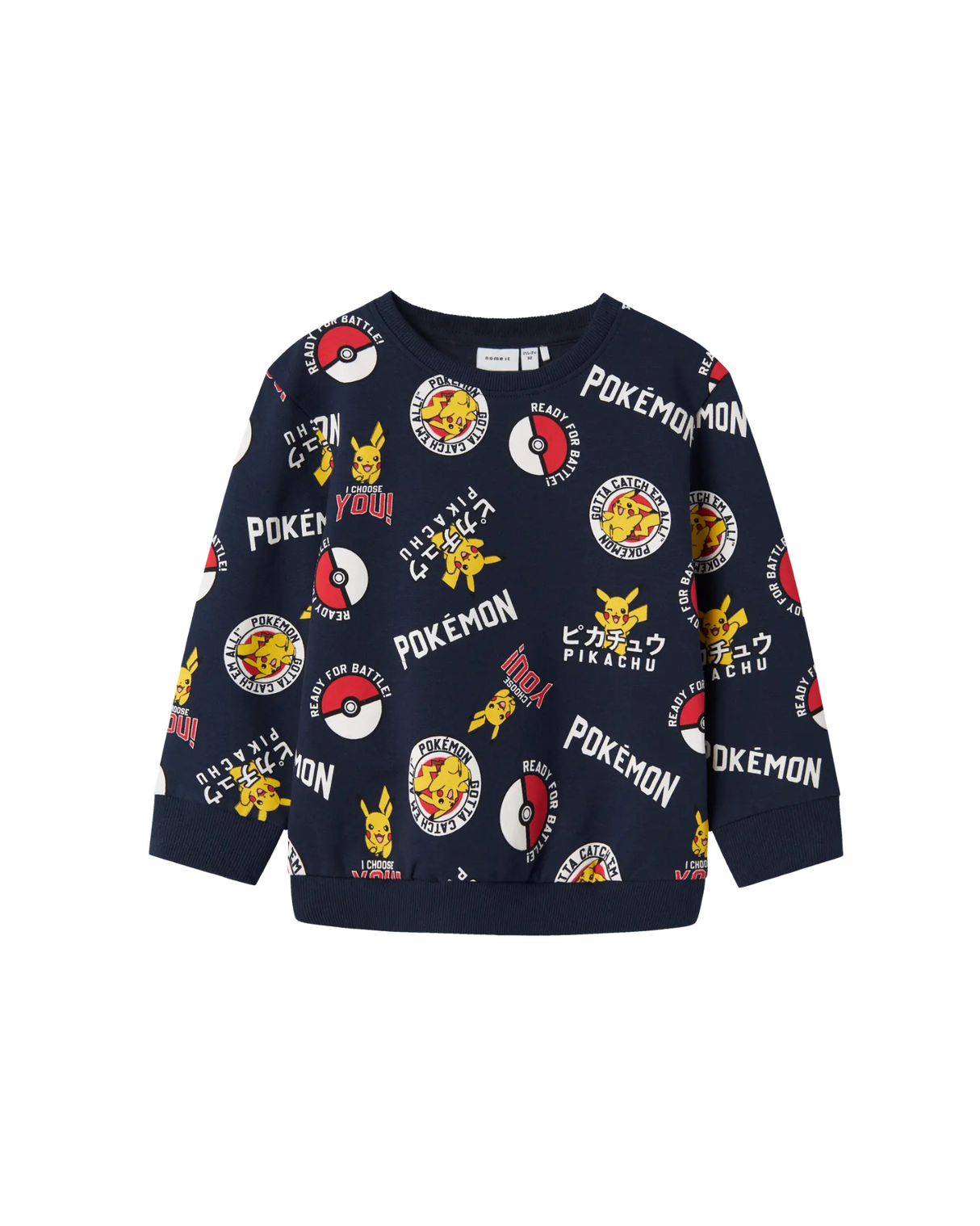 Mørkeblå - Navy Blazer - Name it - Sweatshirt - med pokemon - 13247205