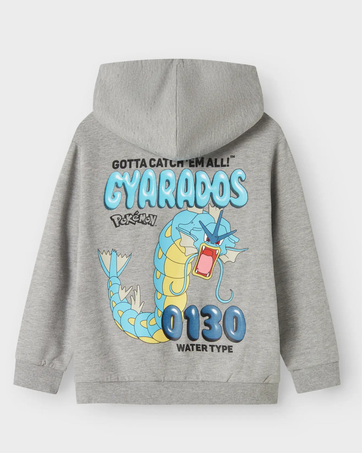 Grå - Grey Melange - Name it - Hættetrøje - Pokemon - 13247270