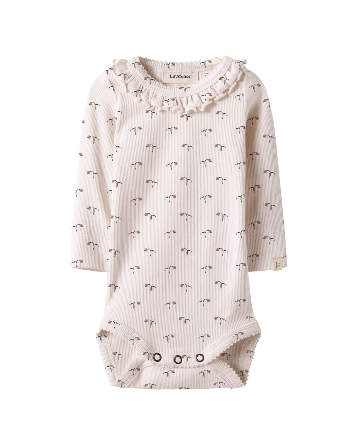 Offwhite - Almost mauve - Lil'Atelier - Rib bodystocking - 13247385