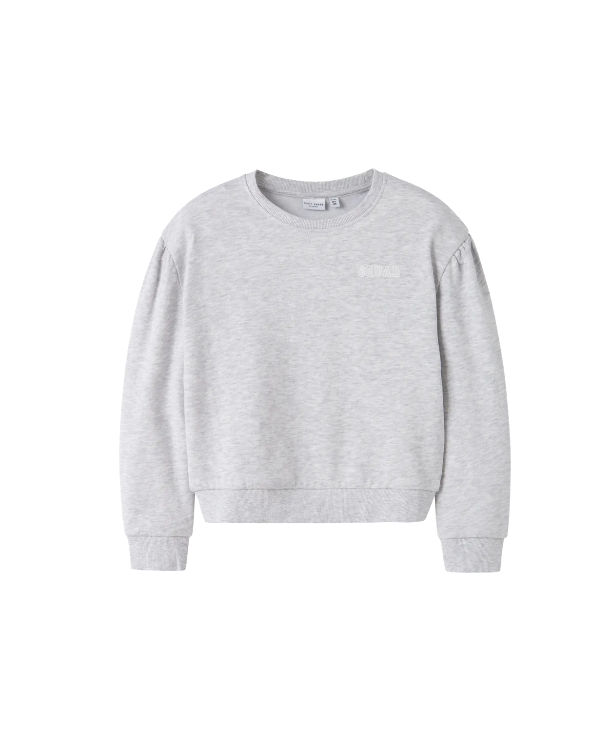 Gray - Light Gray - Name it - Sweatshirt - "Squad" - 13248295