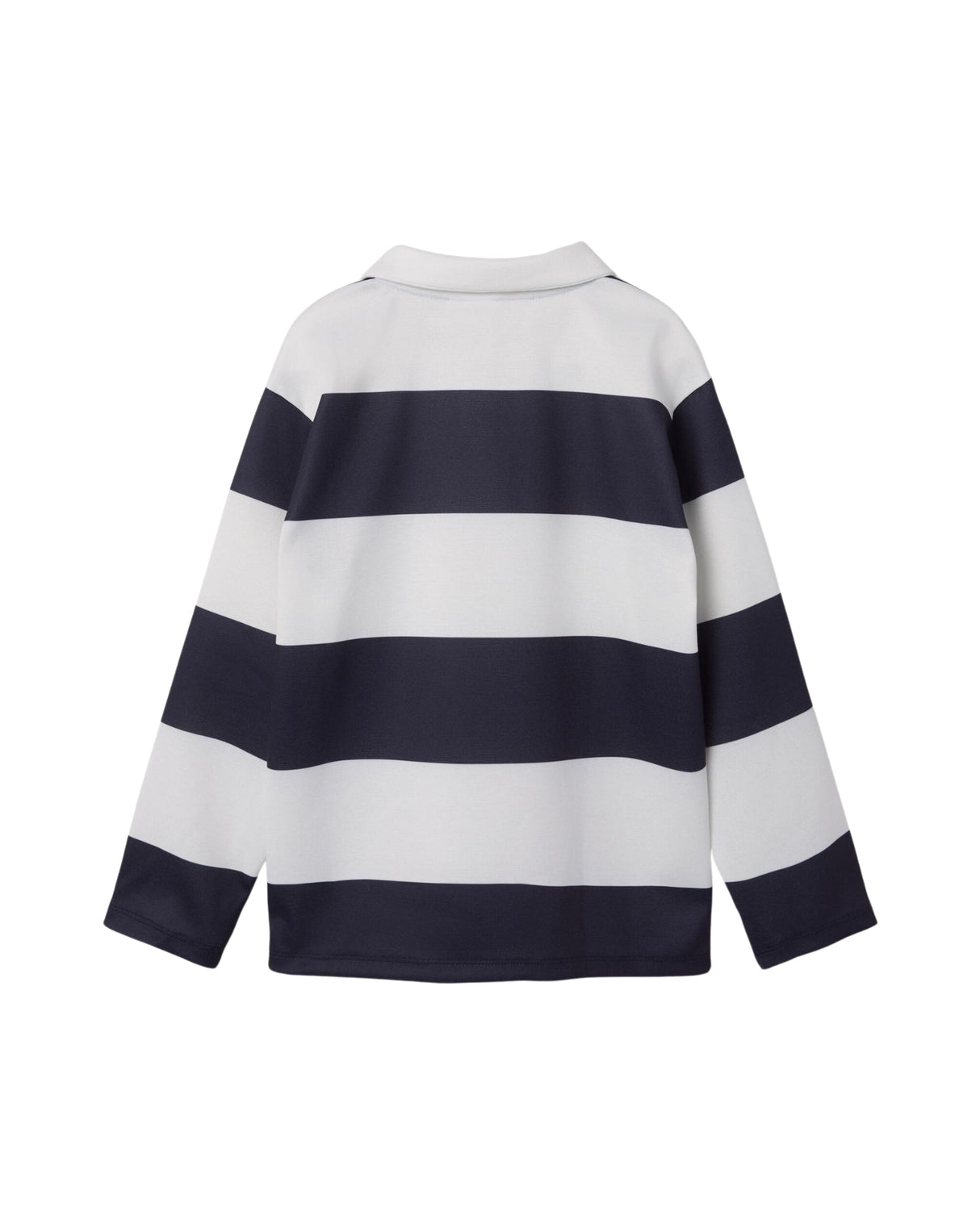 Hvid/Mørkeblå - Bright White - Night Sky - Name it - Polo - Skjorte - Striber - 13248355