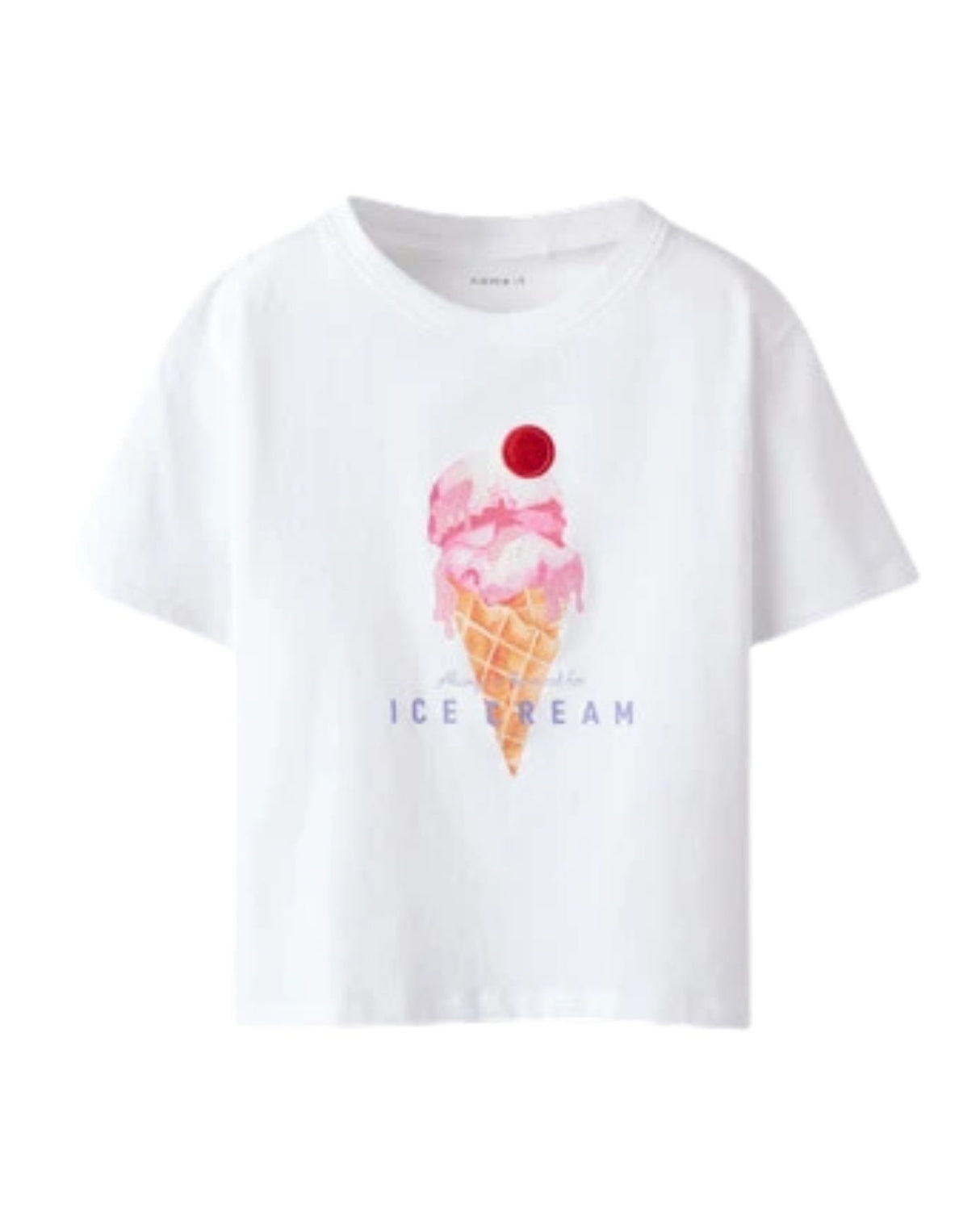 Hvid - Bright White - Name it - tshirt - is - 13248476