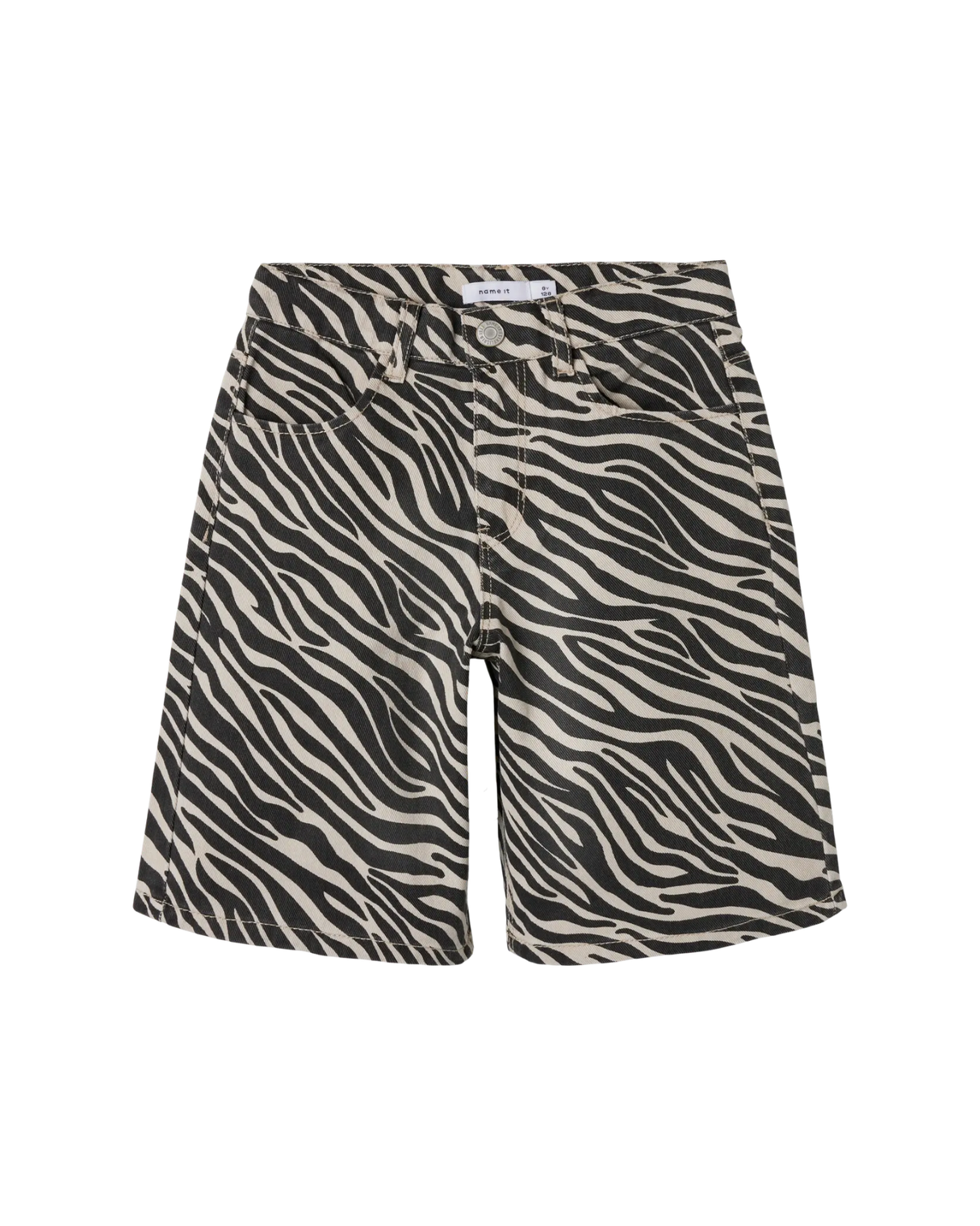 Brun - Cement/Zebra - Name it - Denim Shorts - 13248489