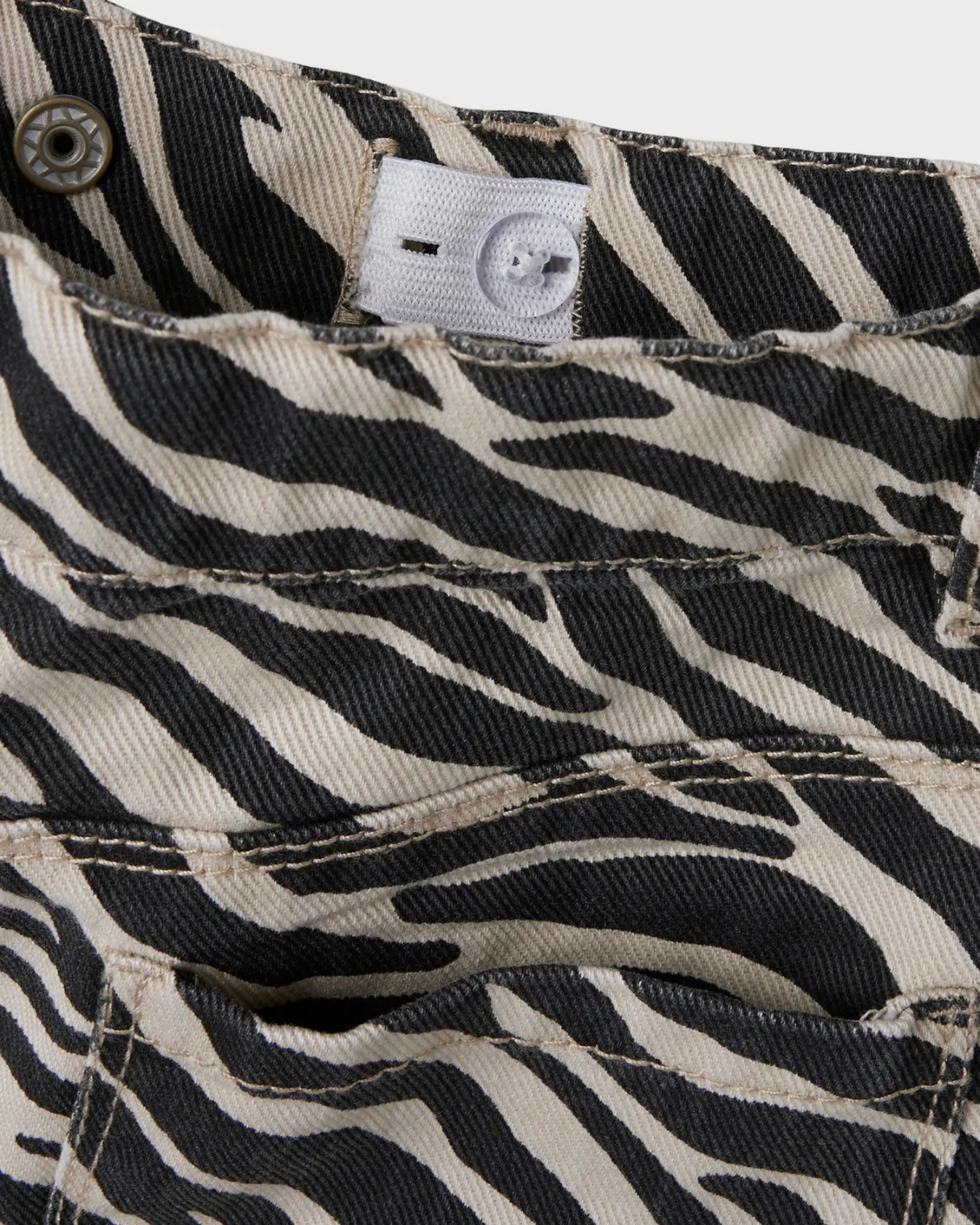 Brun - Cement/Zebra - Name it - Denim Shorts - 13248489