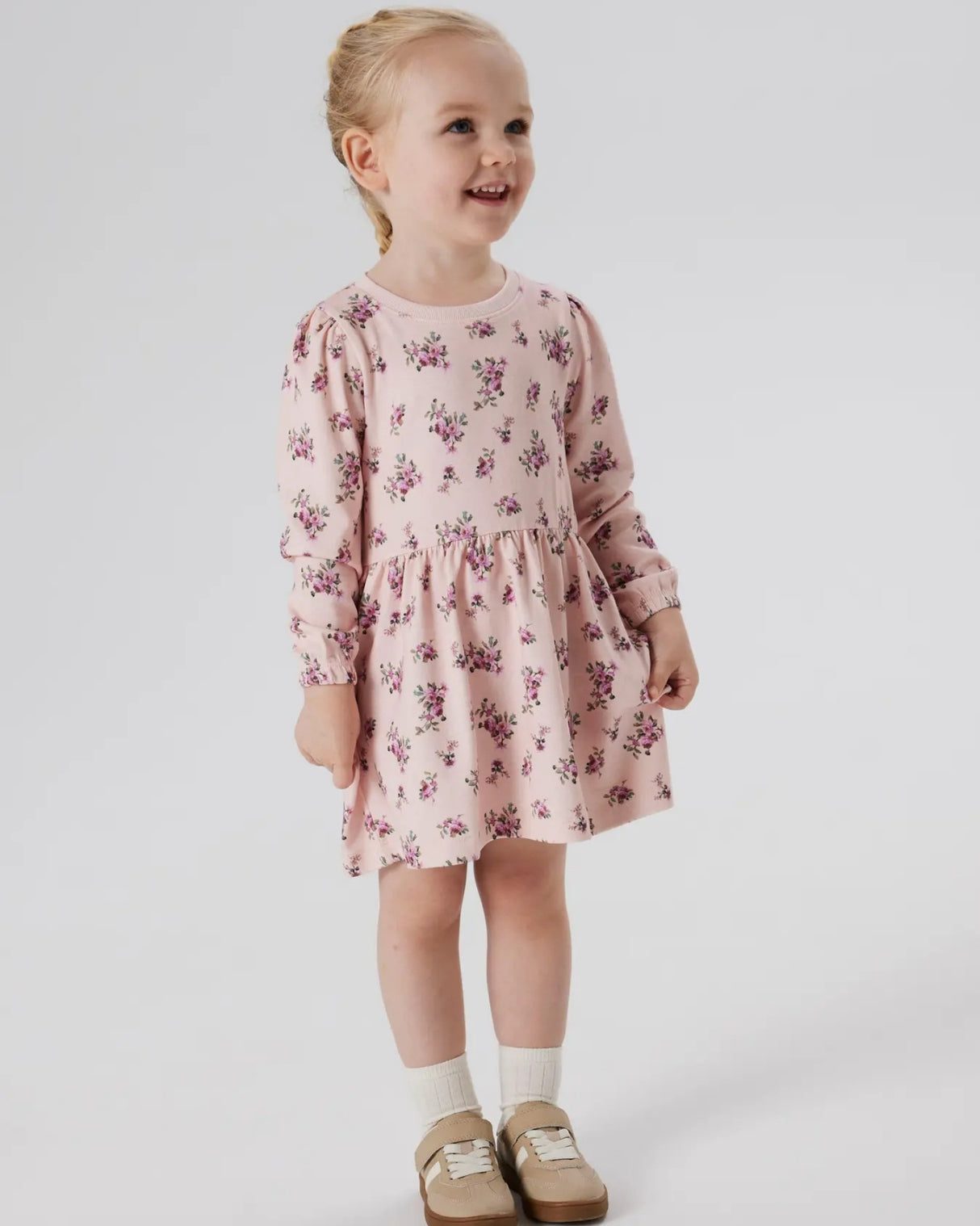 Lyserød - Ballerina - Name it - Kjole - Blomster - 13249310