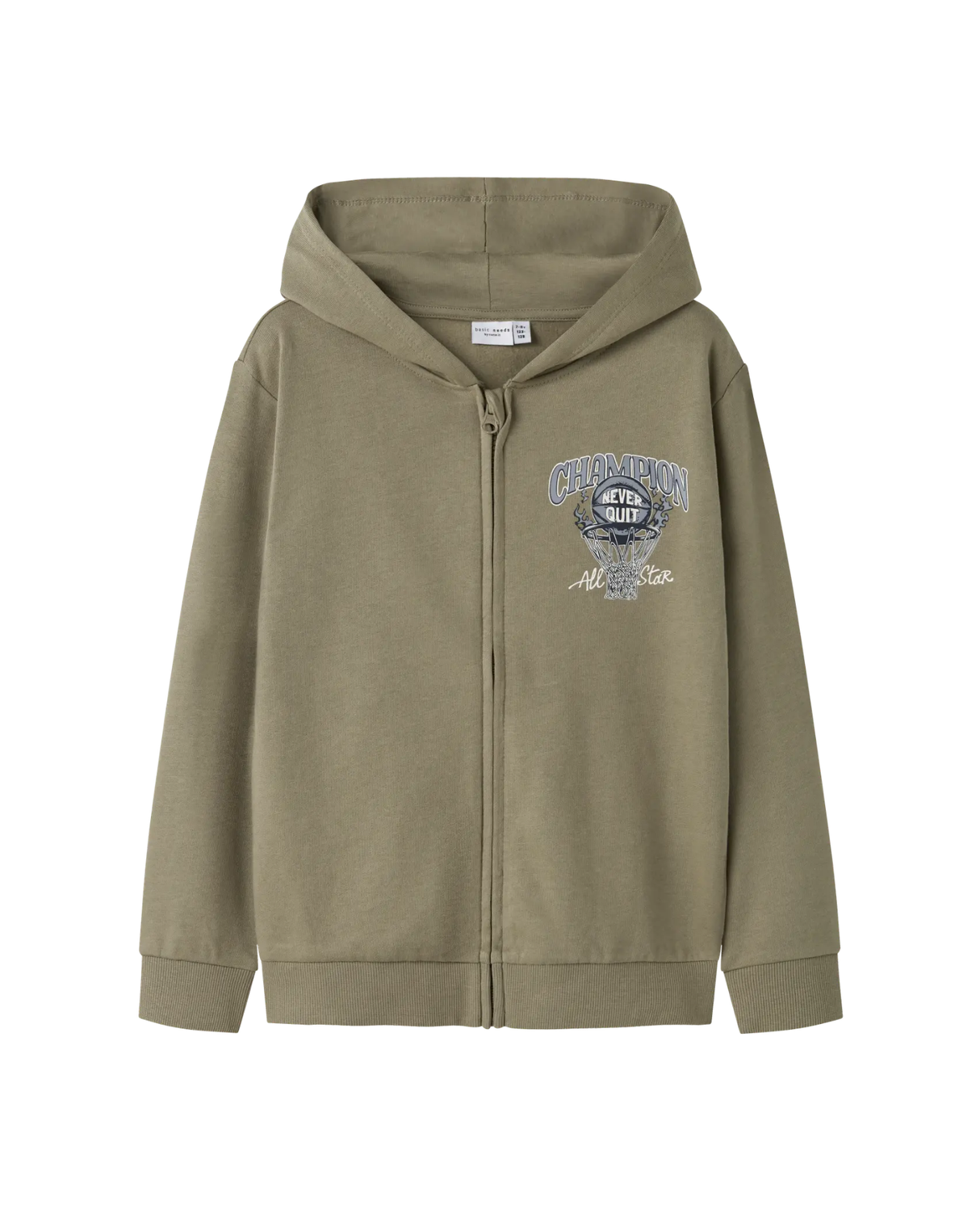 Grøn - Mermaid - Name it - Hættetrøje - 13249493