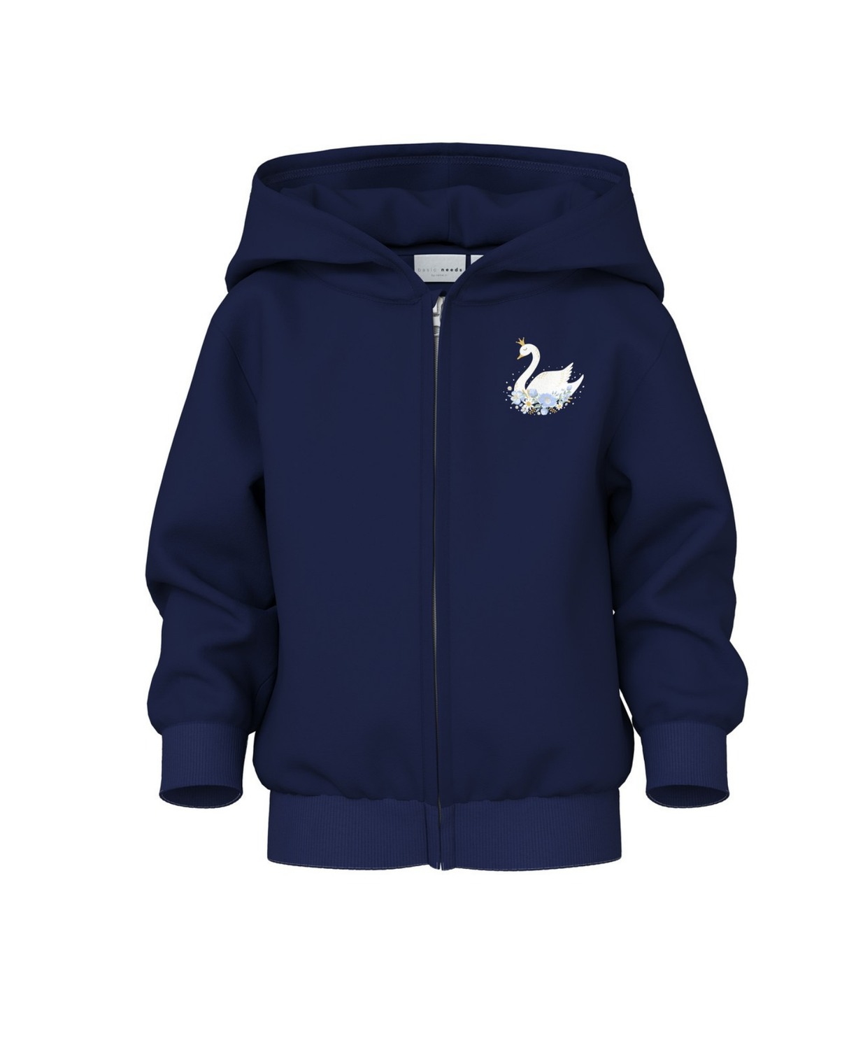 Blå - Beacon Blue - Name it - Hættetrøje -Svane - 13249496