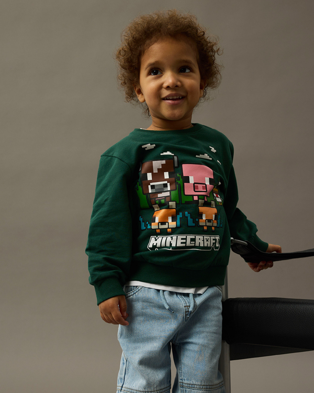Grøn - Bistro Green - Name it - Hoodie - Minecraft - 13249603