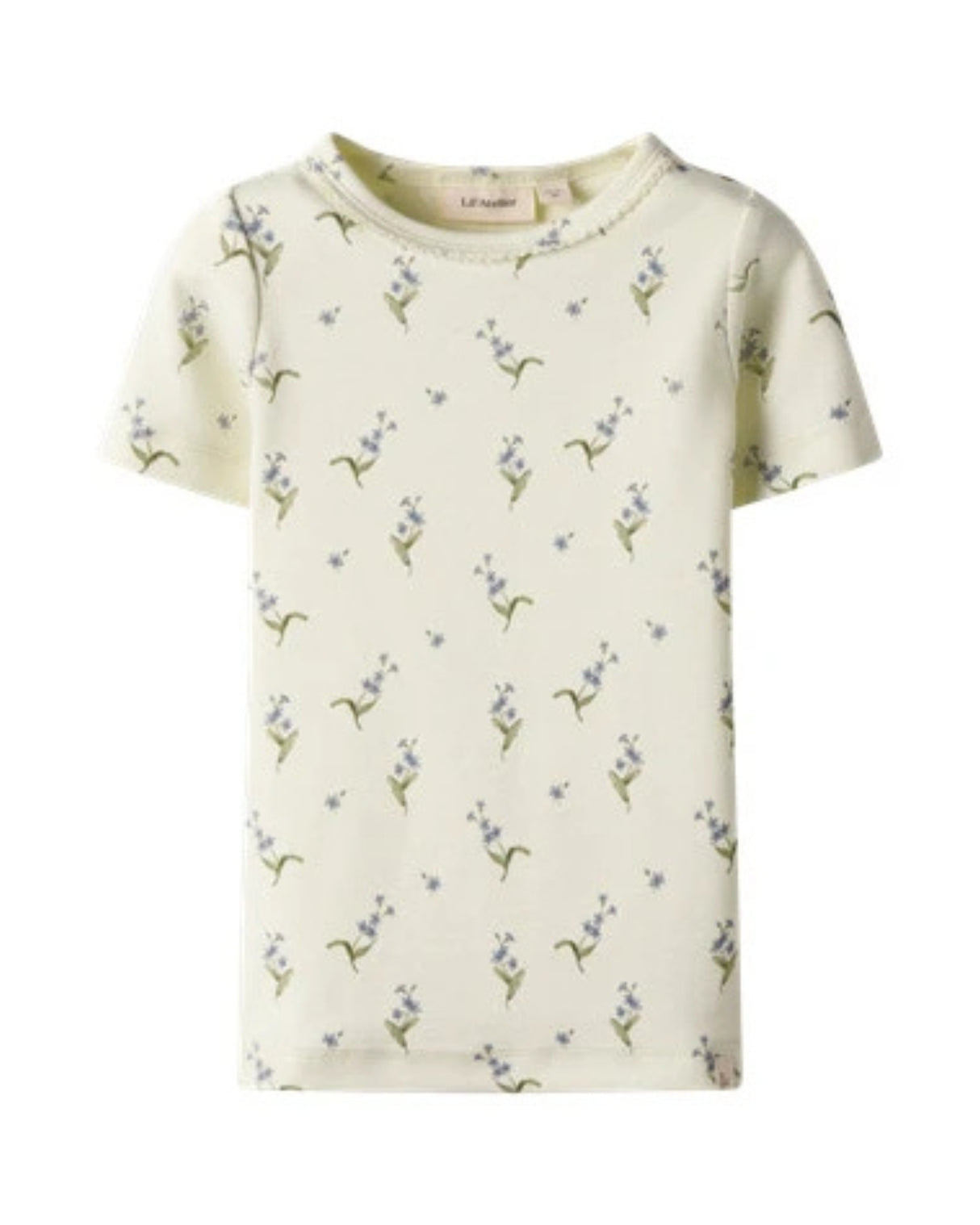 White - Coconut Milk - Lil'Atelier - T-shirt - Forget-me-not - 13250943