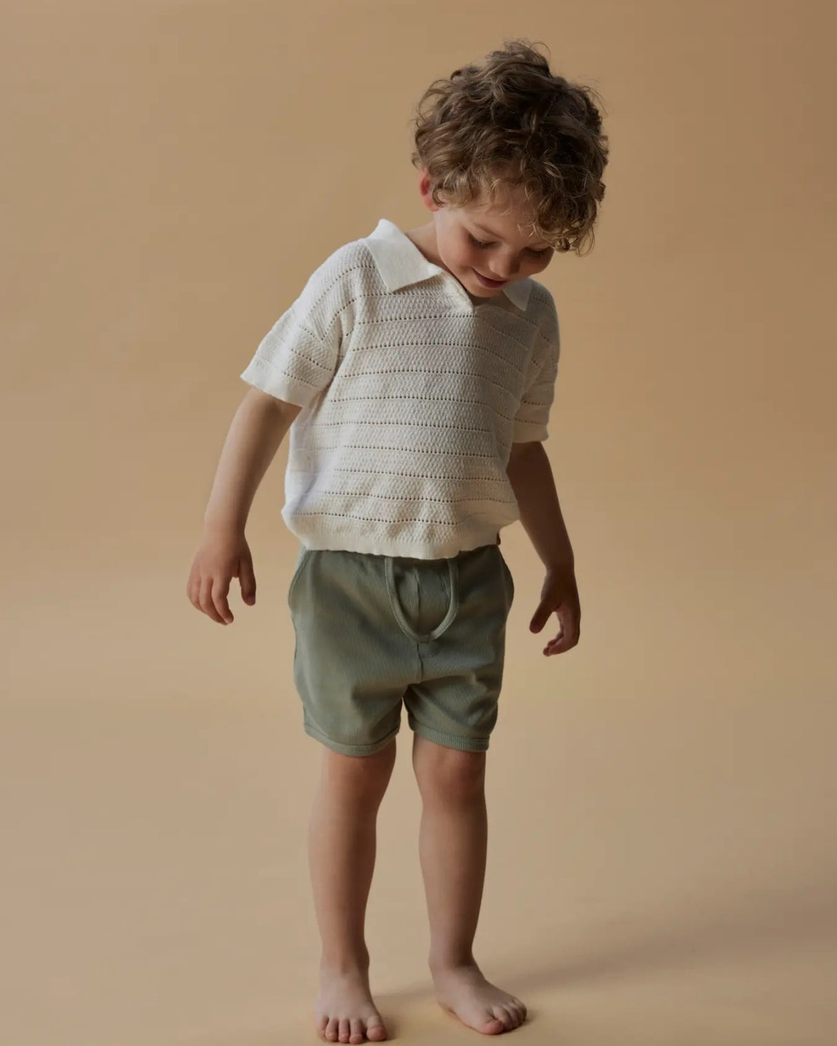 Green - Seagrass - Lil'Atelier - Shorts - Rib - 13250975