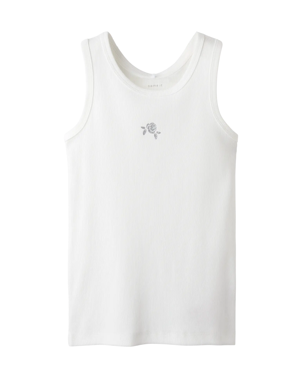 White - Cloud Dancer - Name it - Tank Top - with rose - 13251784