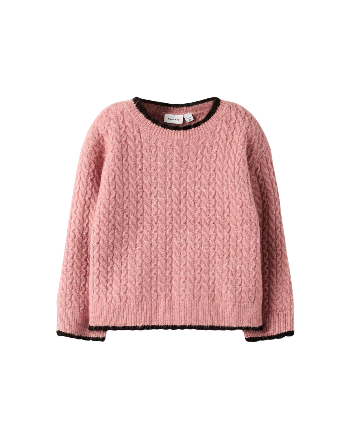 Lyserød - Bleached Mauve - Name it - Strik - 13253045