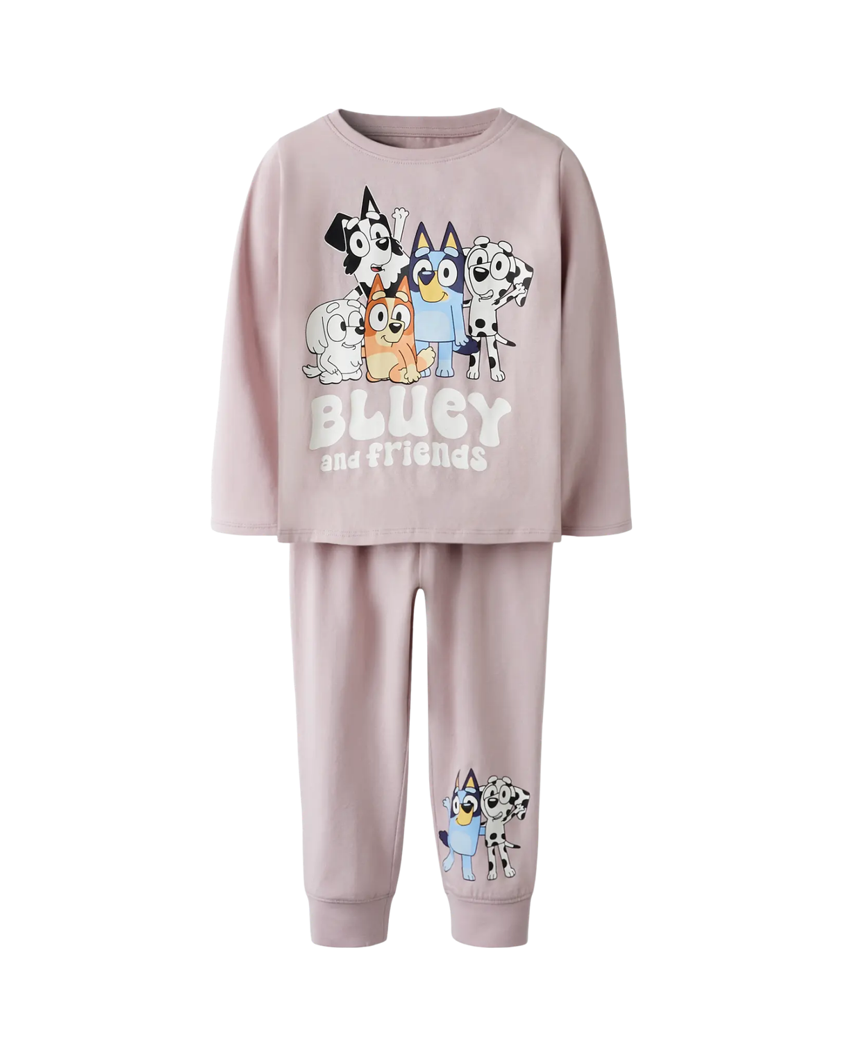 Rosa - burnished lilac - Name it - Nattøjssæt Bluey - 13237033