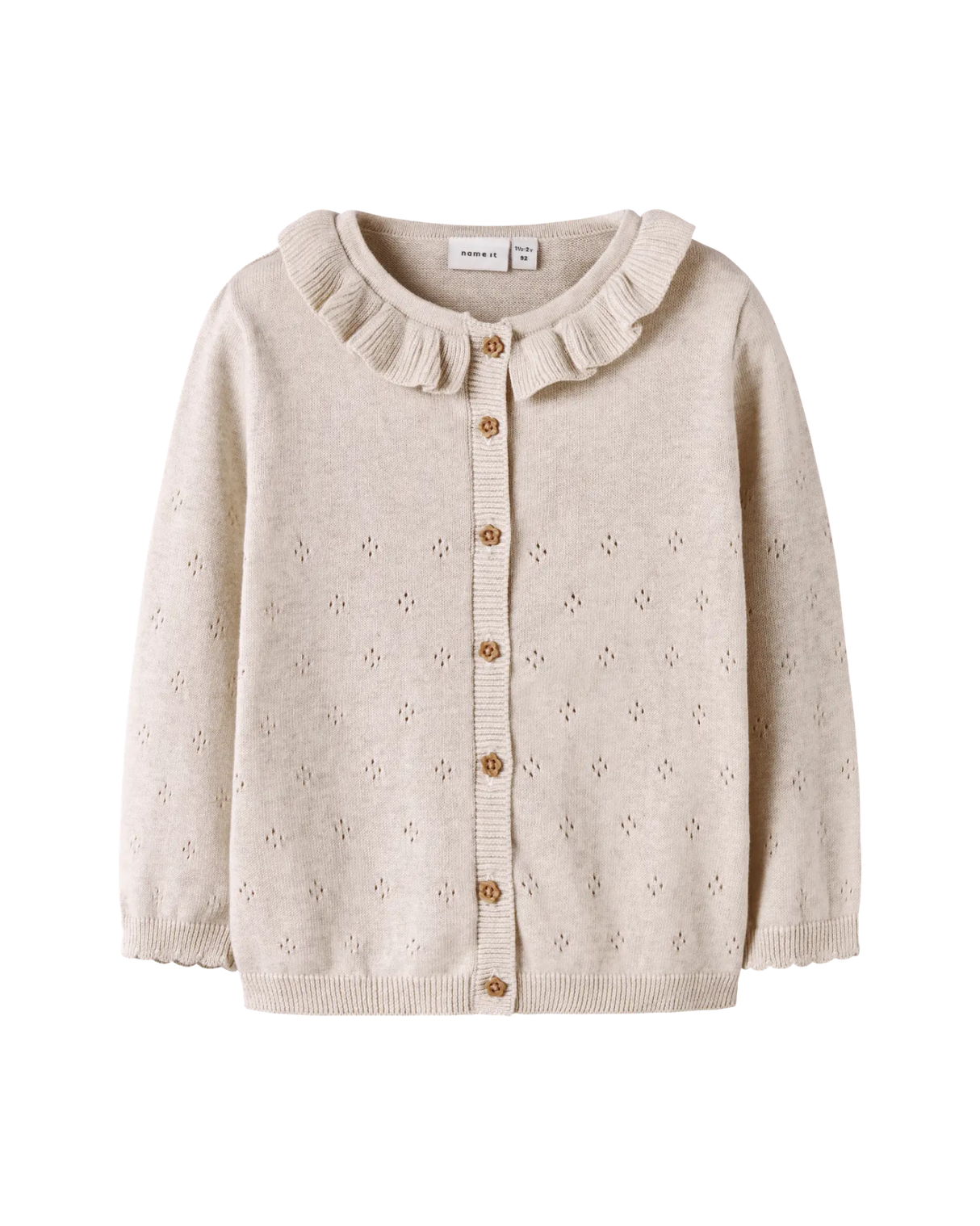 Sand - Peyote Melange - Name it - Cardigan - 13253797