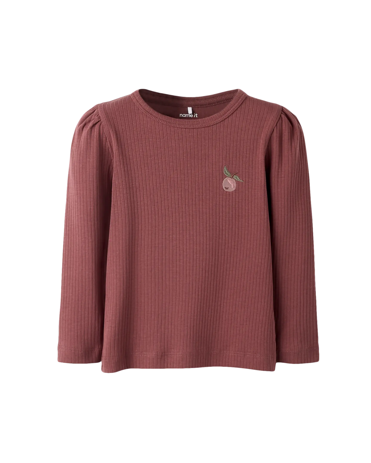 Rosa - rosa brown - name it - Bluse - rib - 13255828