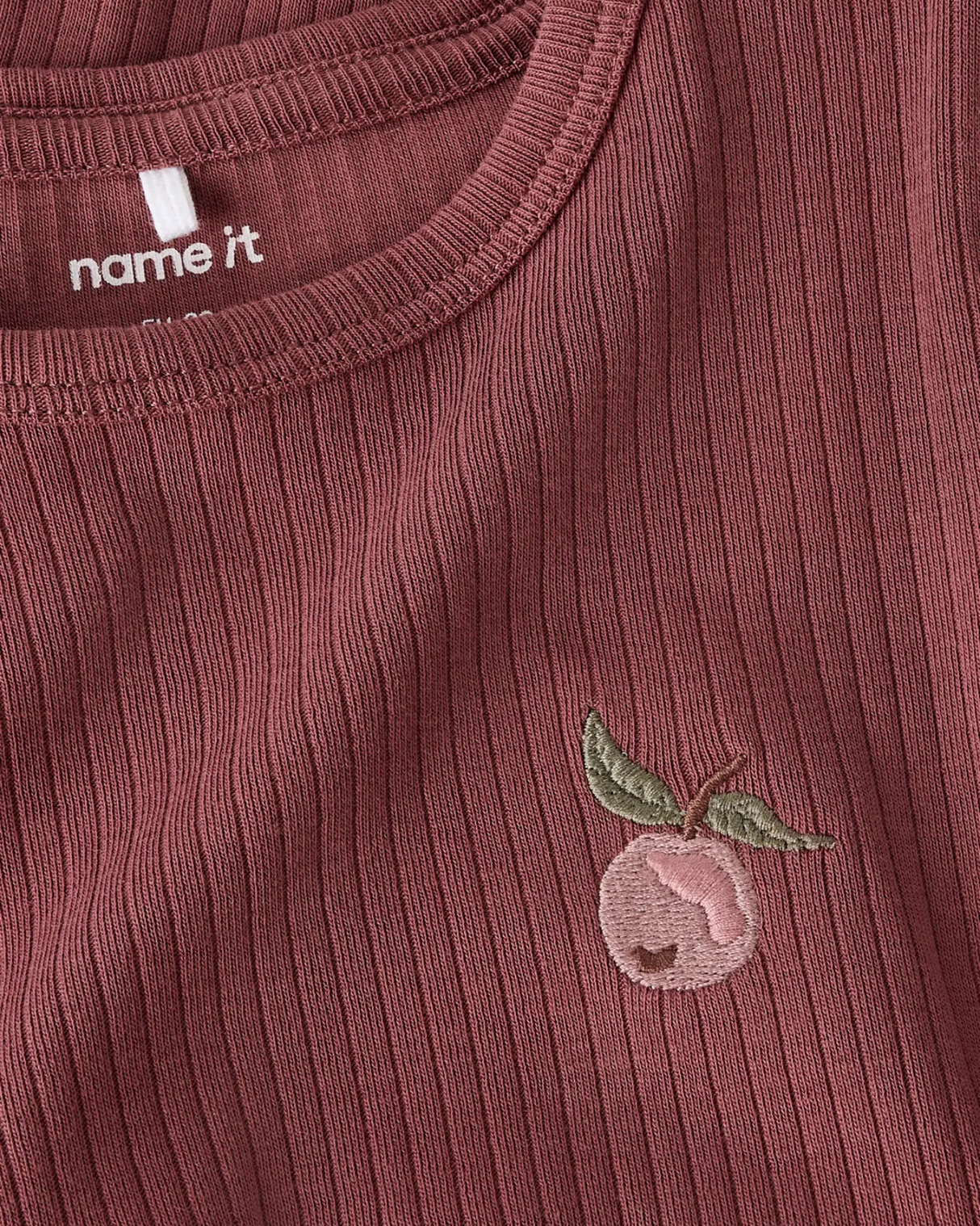 Rosa - rosa brown - name it - Bluse - rib - 13255828