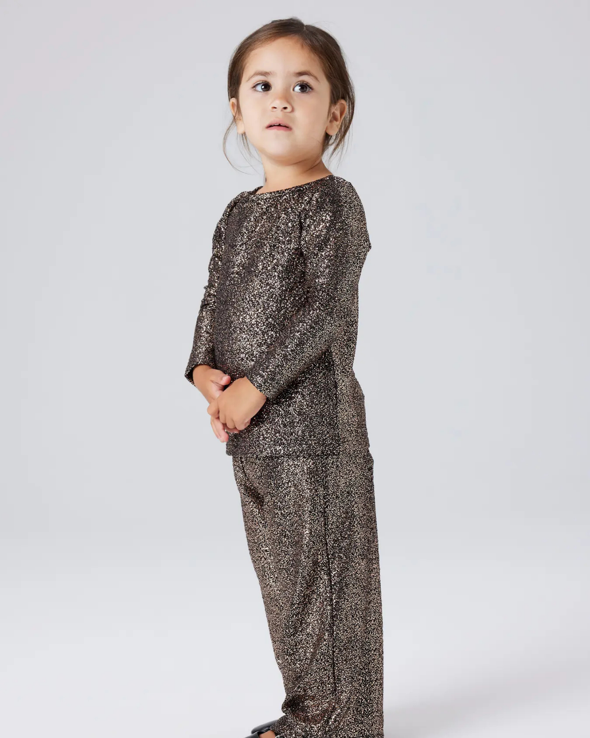 Sort - black - Name it - Bukser med glimmer - 13256134