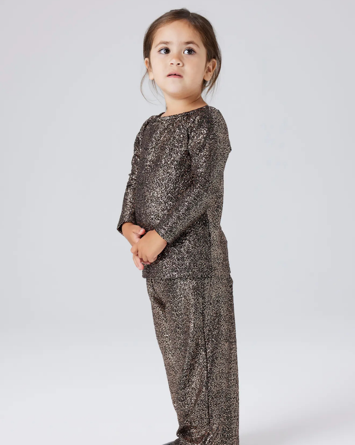 Sort/guld - black - name it - bluse - 13256276