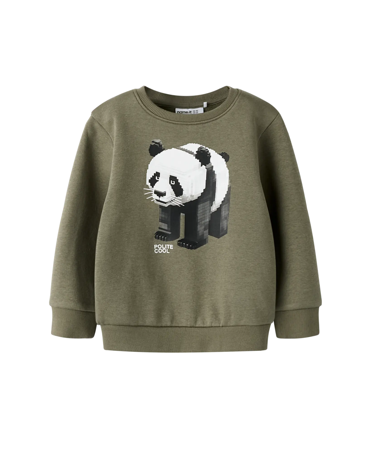 Grøn - Dusty Olive - name it - Sweatshirt - 13257767