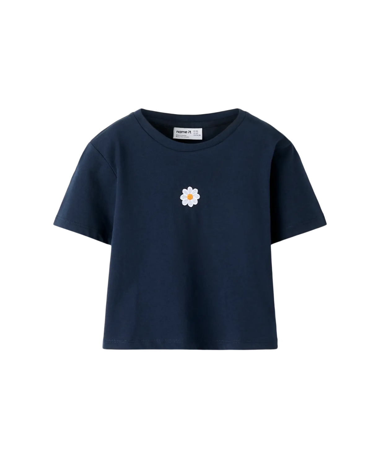 Mørkeblå - Navy Blazer - Name it - T-shirt - Blomst - 13257994