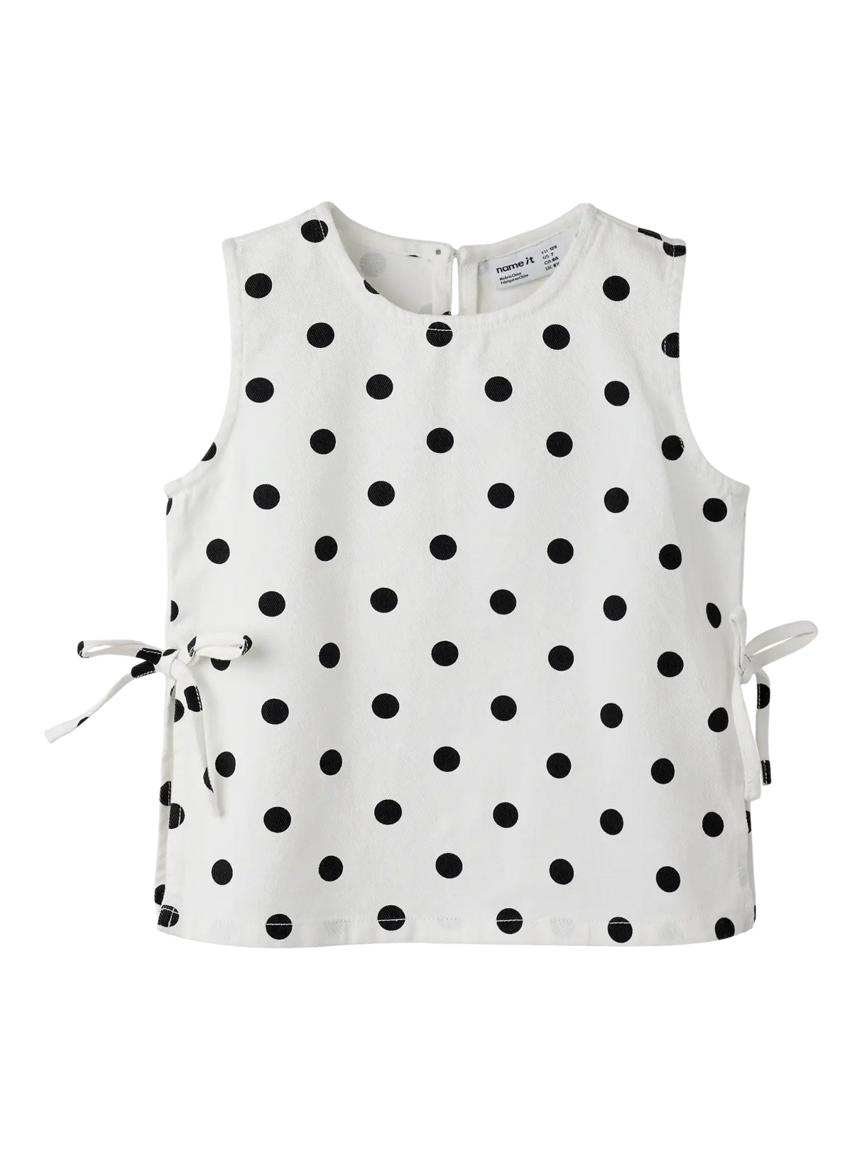 Antique White DOT Top fra Name it - 13259669
