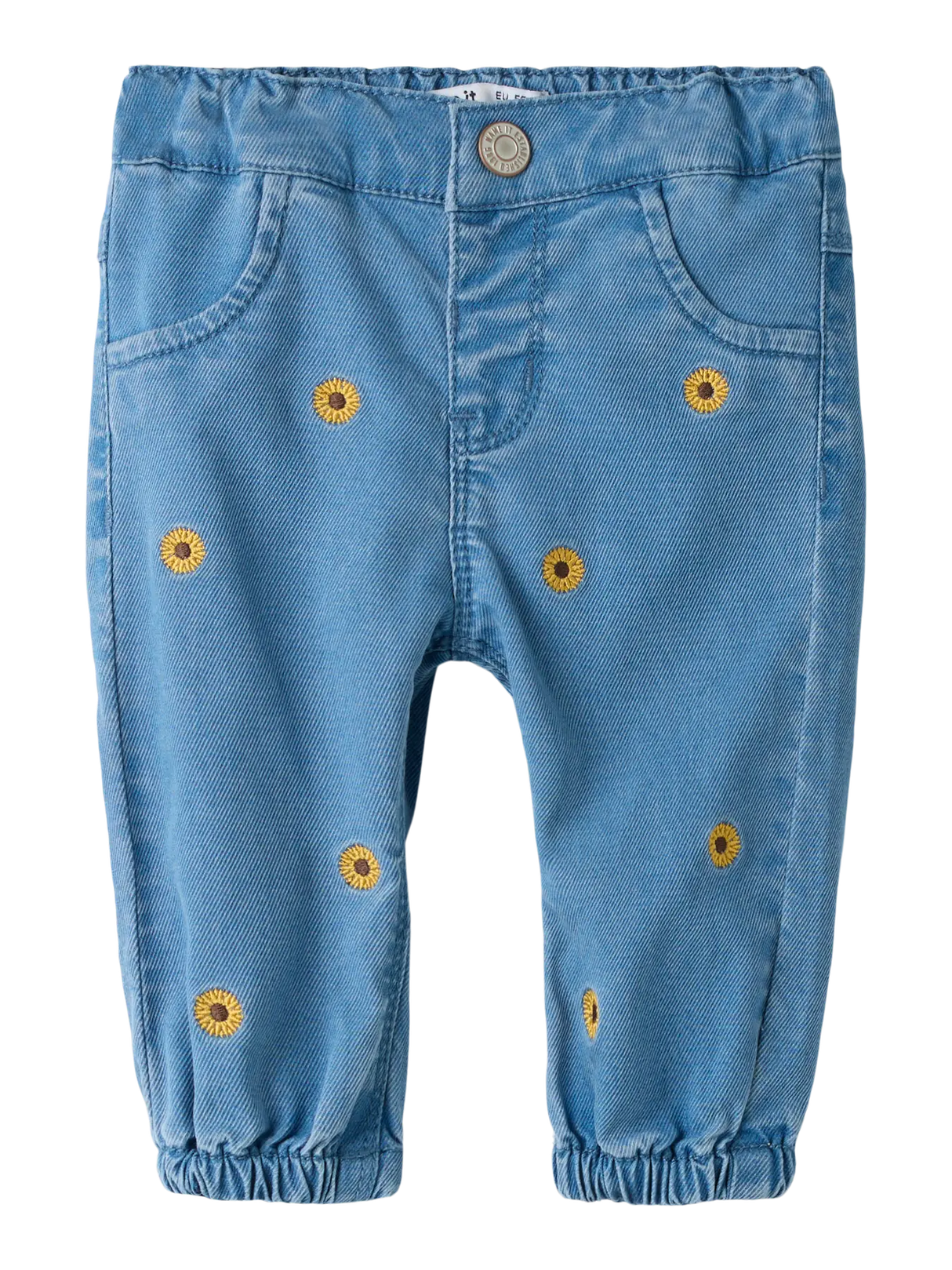 Medium Blue Denim SUNFLOWER EMB Bukser fra Name it - 13261319