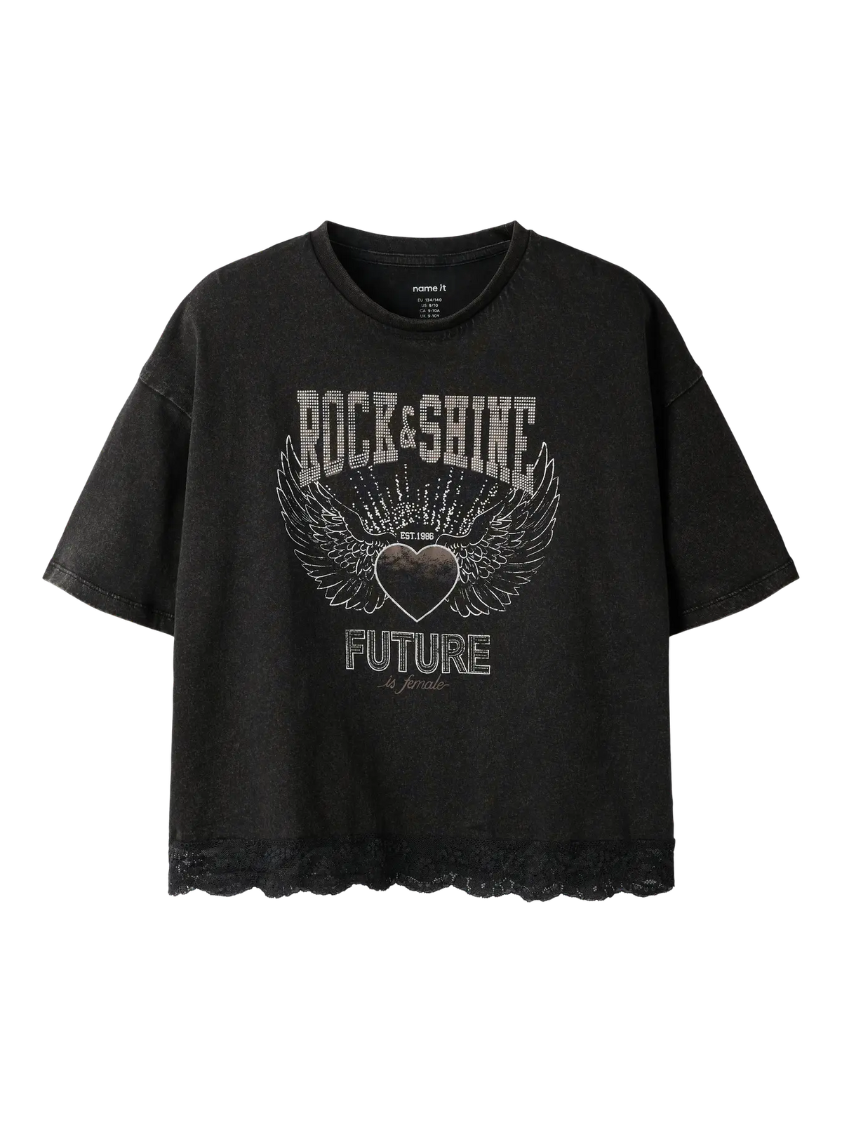 Black Beauty Bluse fra Name it - 13263172