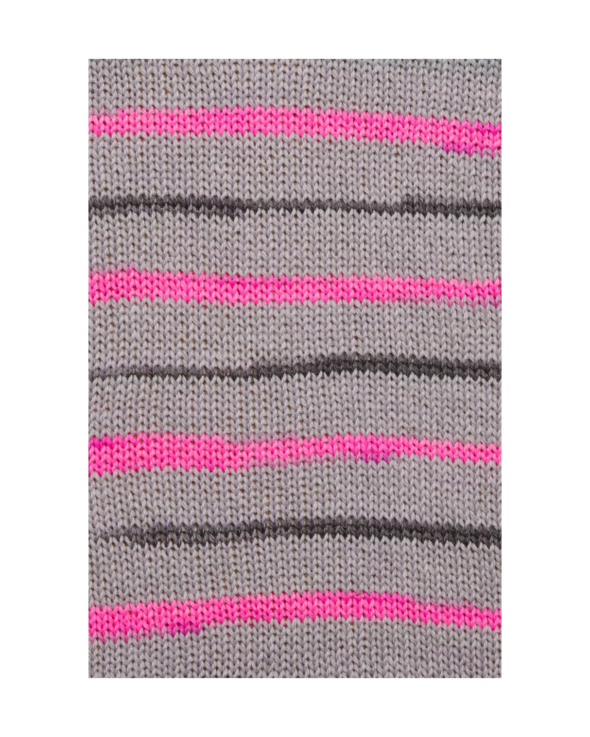 Just Sock Wool 50g - Fv.1 Askegrå/Mørkegrå/Pink - Fra Mayflower