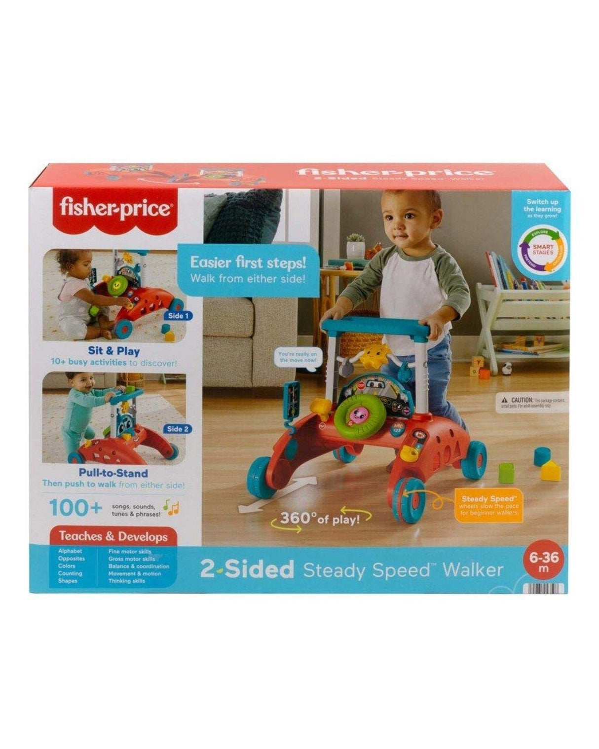 Fisher Price Smarter 2-Sided Walker