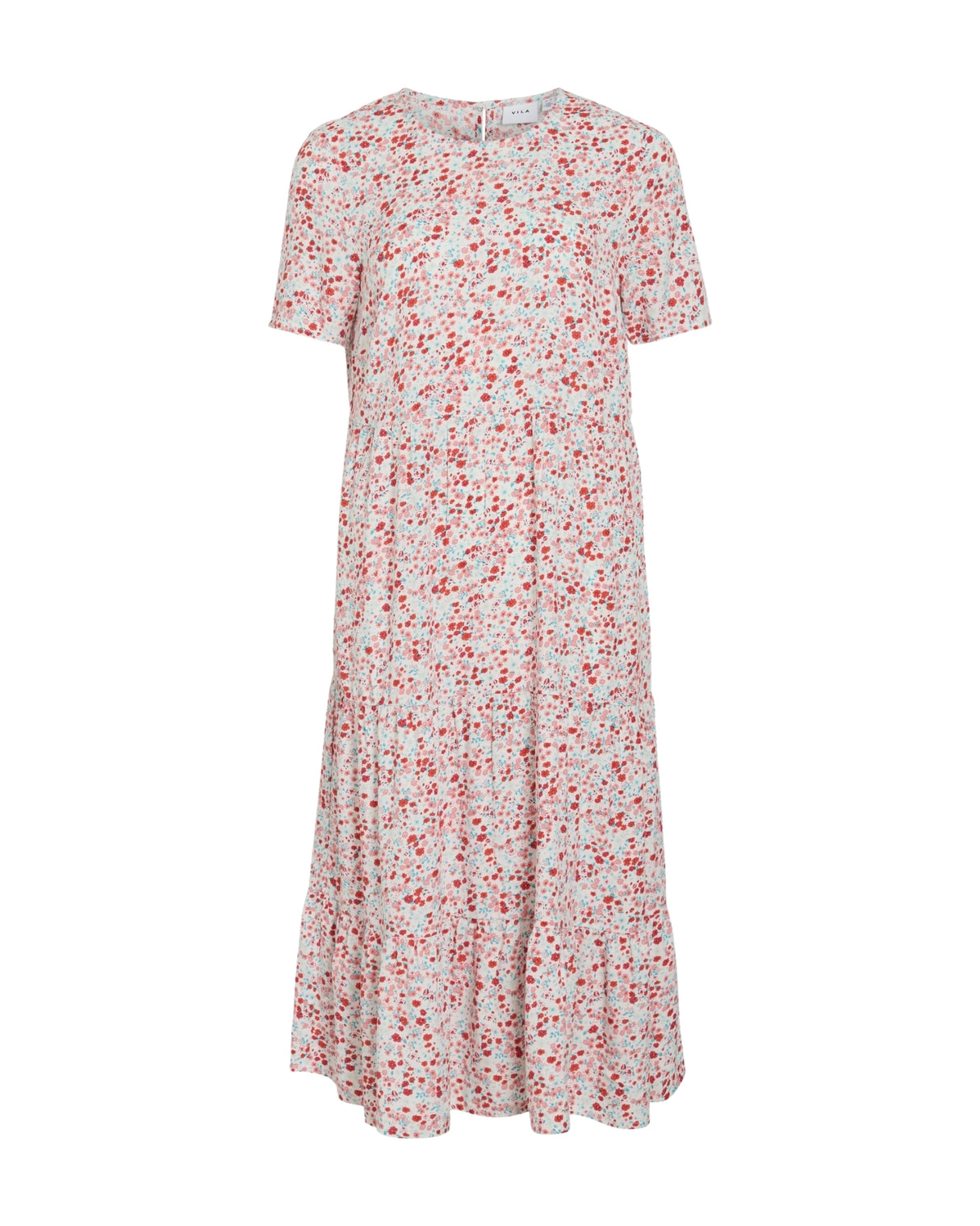 Rød - Snow White - VILA - Kjole - Blomster - 14078934