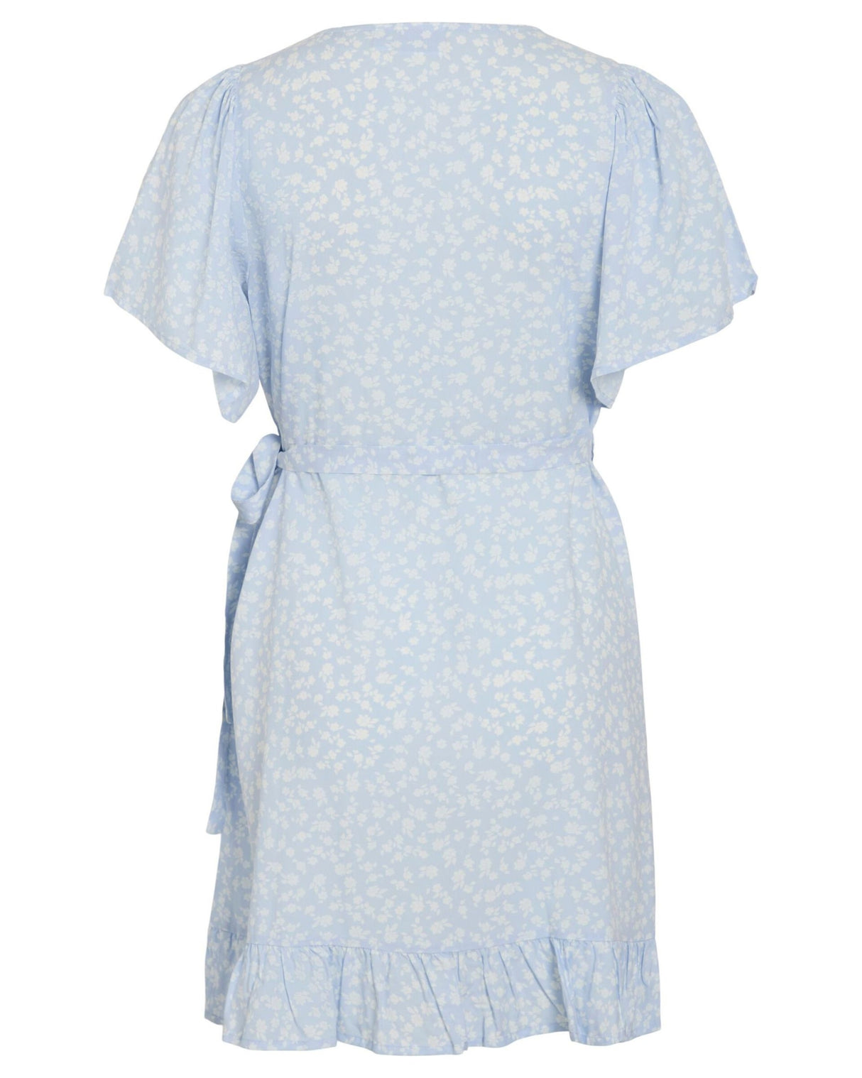Blå - Kentucky Blue - Vila - Kjole - Blomster - 14102088