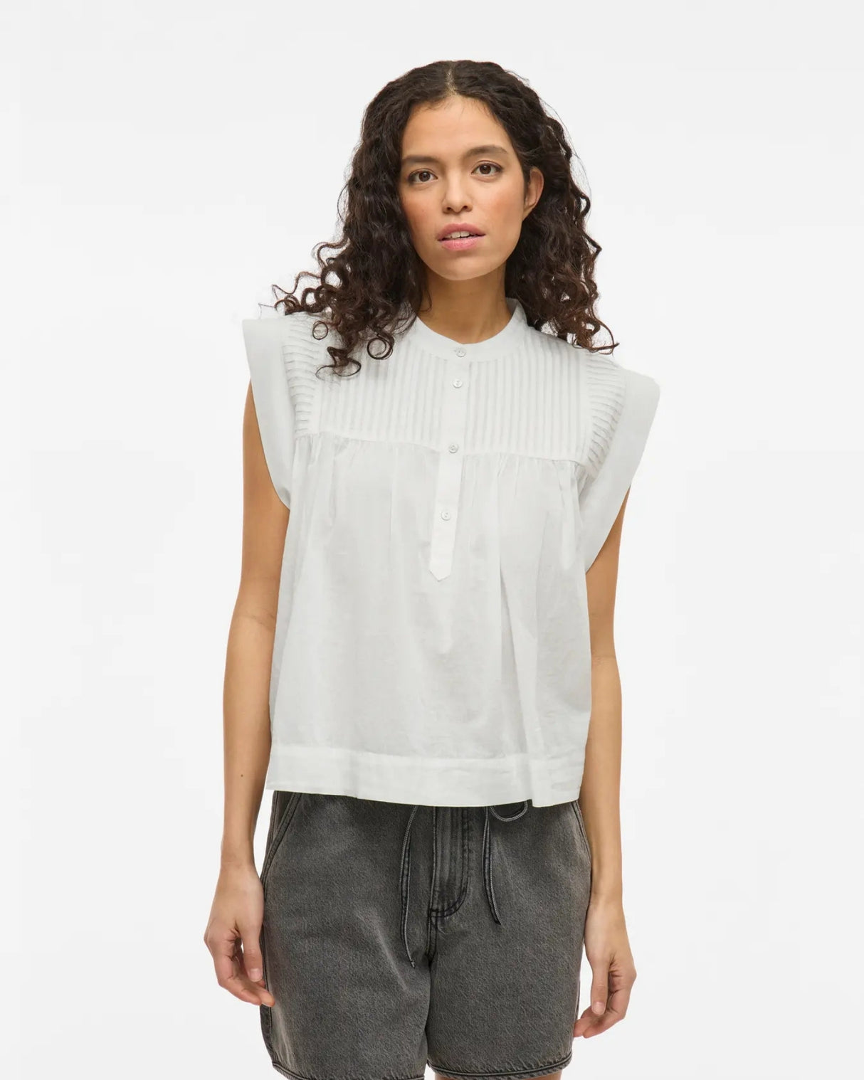 Hvid - Snow White - Vila - Bluse - 14105236