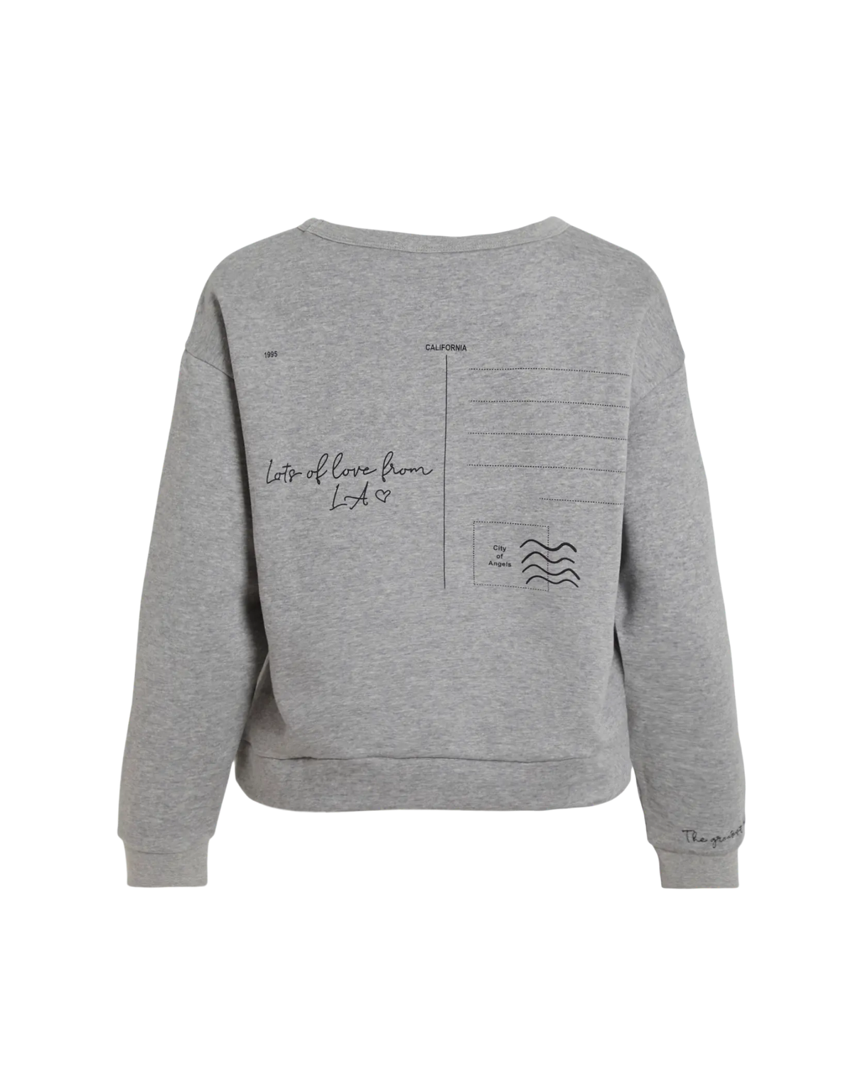 Grå - Light Grey - Vila - Sweatshirt - 14108212