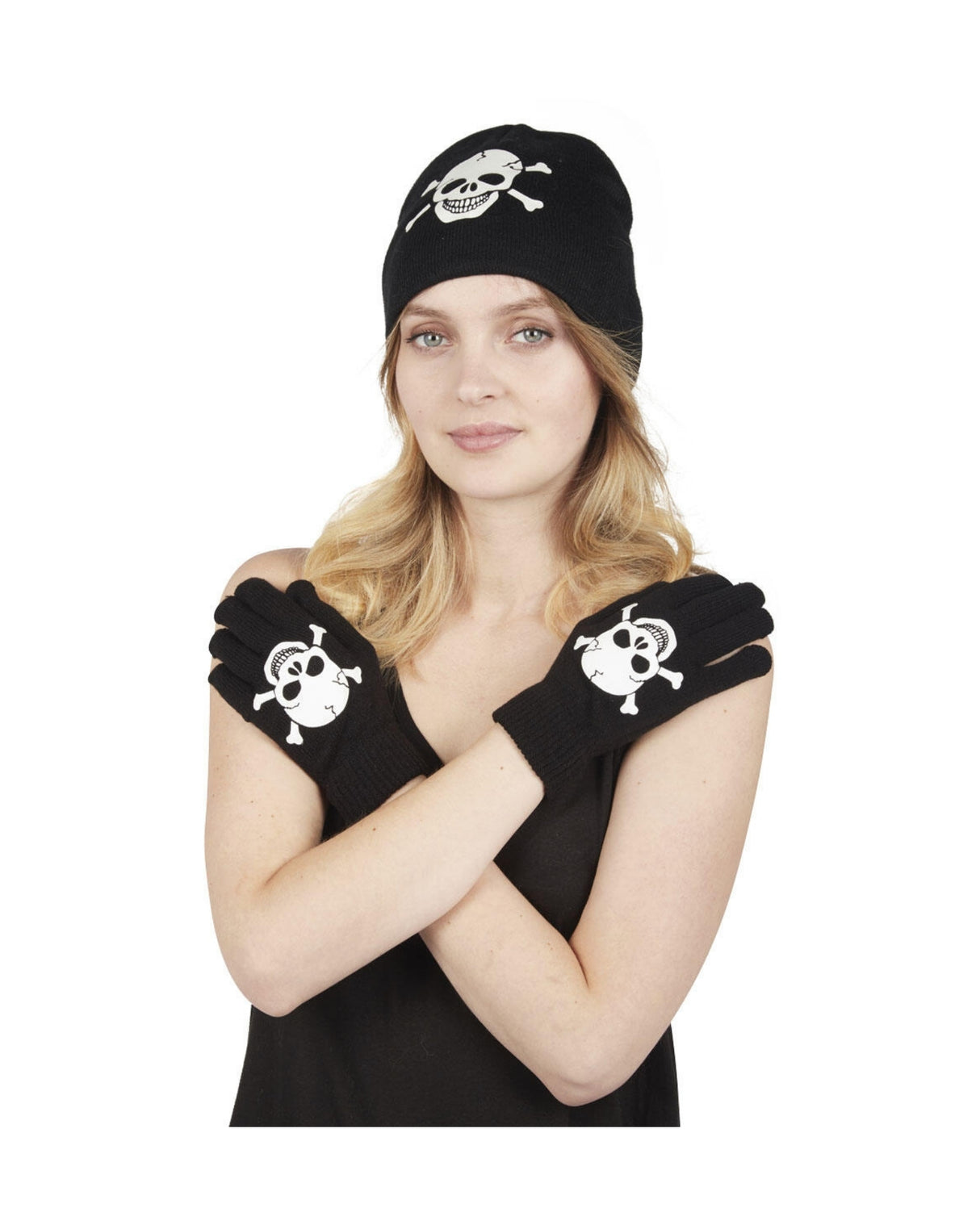 Halloween cap and gloves