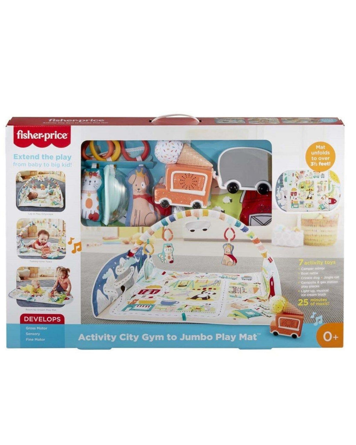 Fisher Price Activity City Gym to Jumbo Play Mat