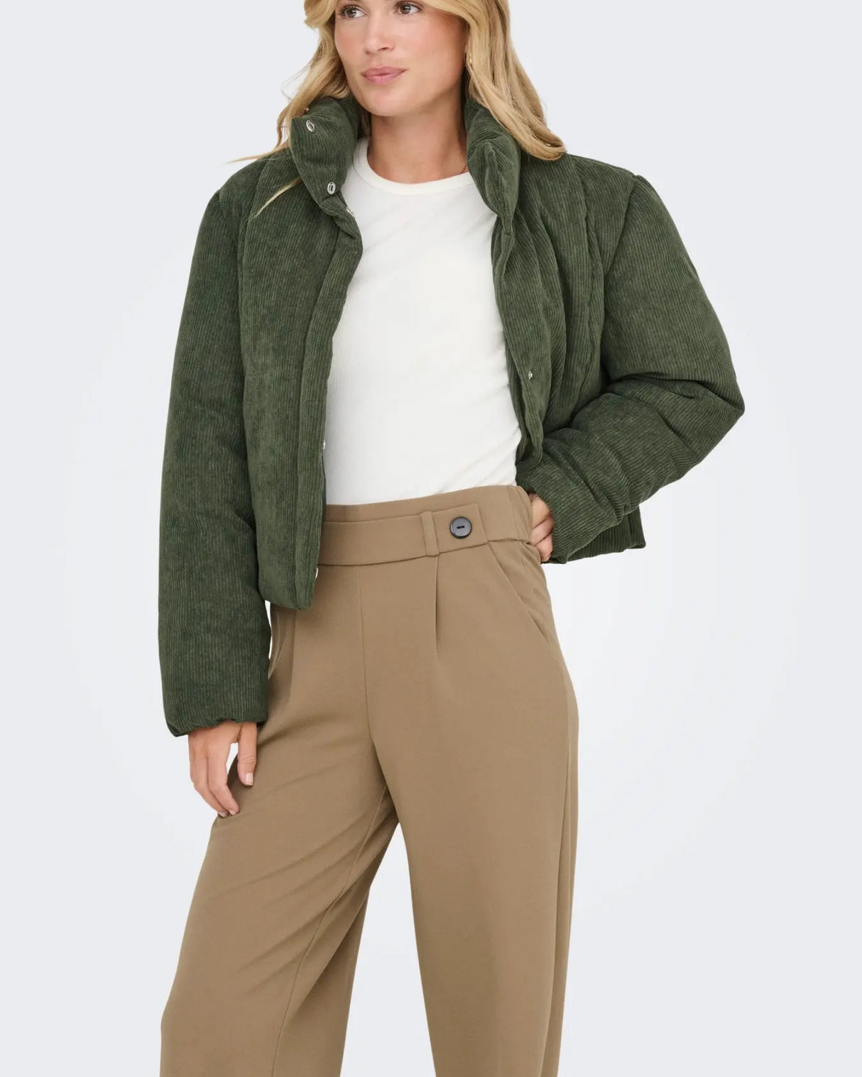 Brun - Sepia Tint/Black Buttom - JDY - Bukser - 15208430