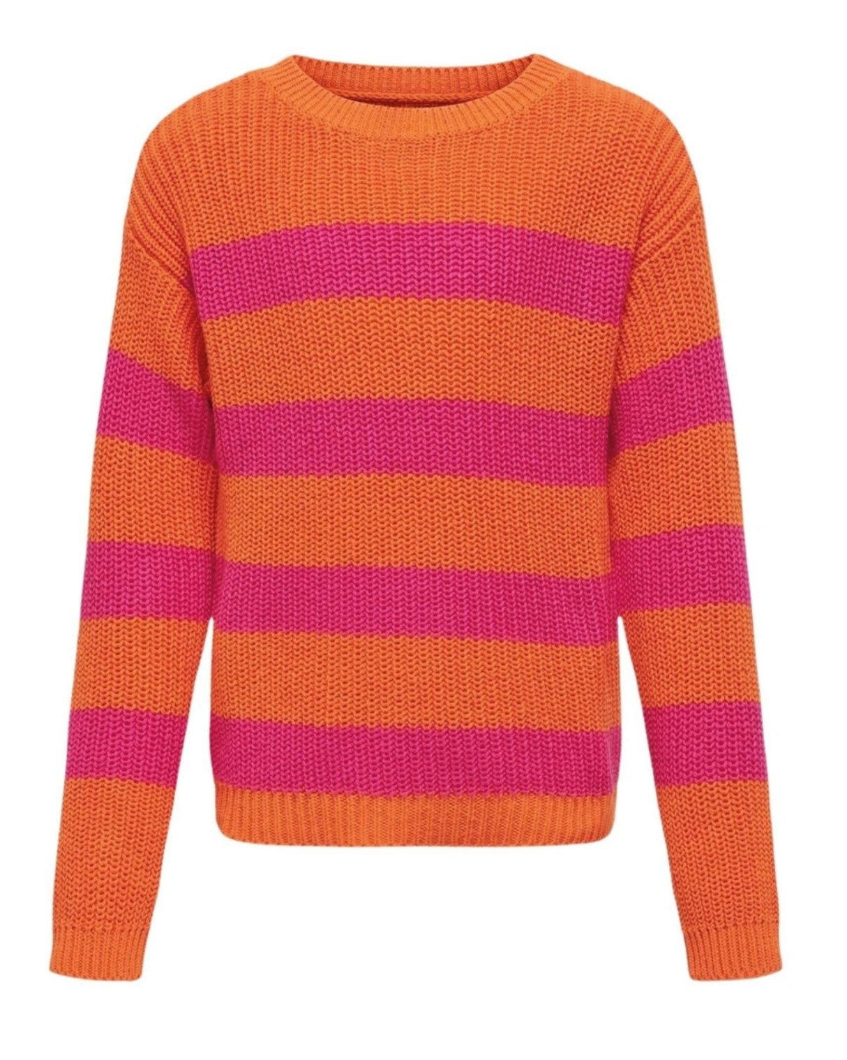 Orange - Golde Poppy - Kids Only - Strik - Stribet - 15301987