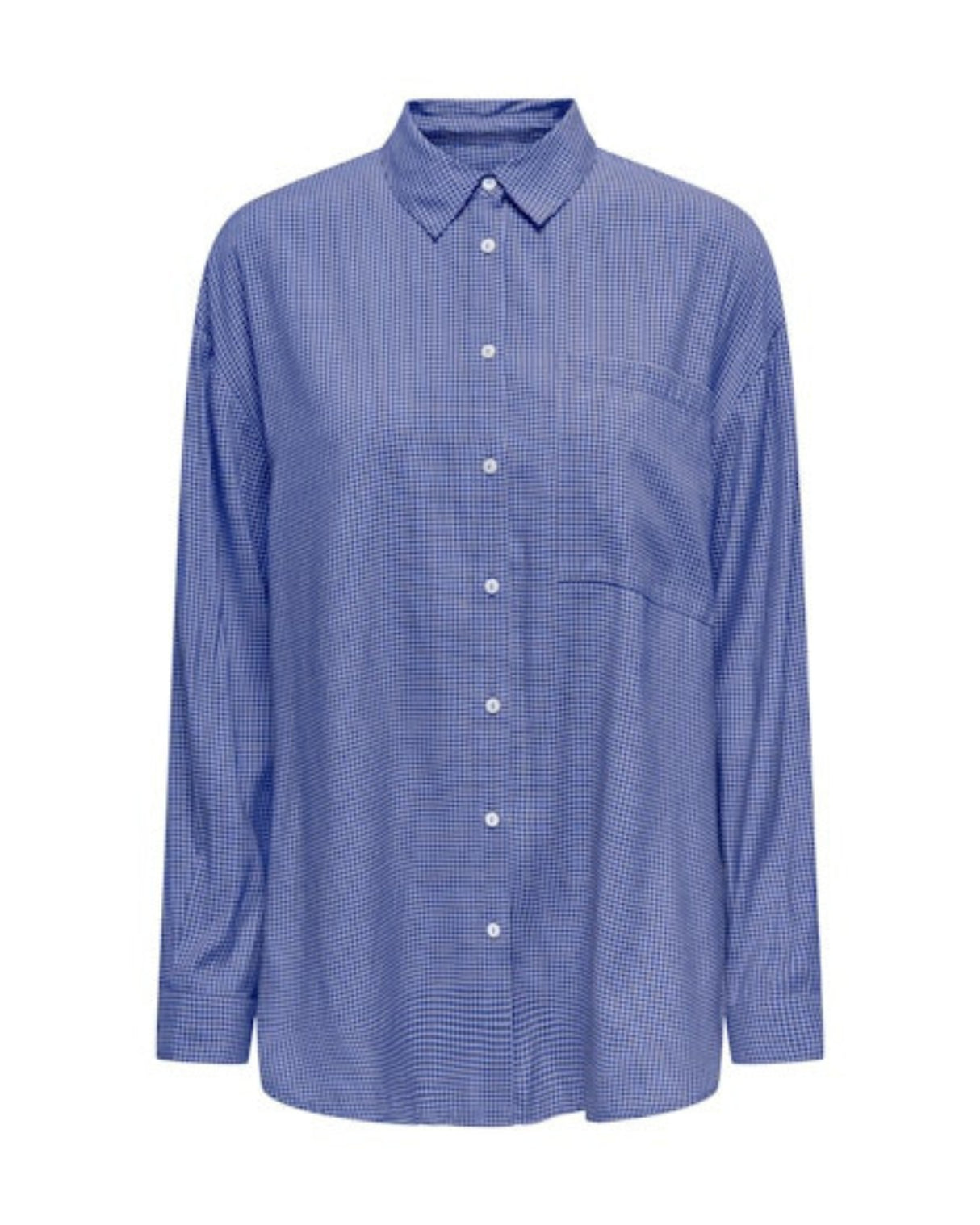 Blå - Amparo Blue - ONLY - ternet - Skjorte - 15344363