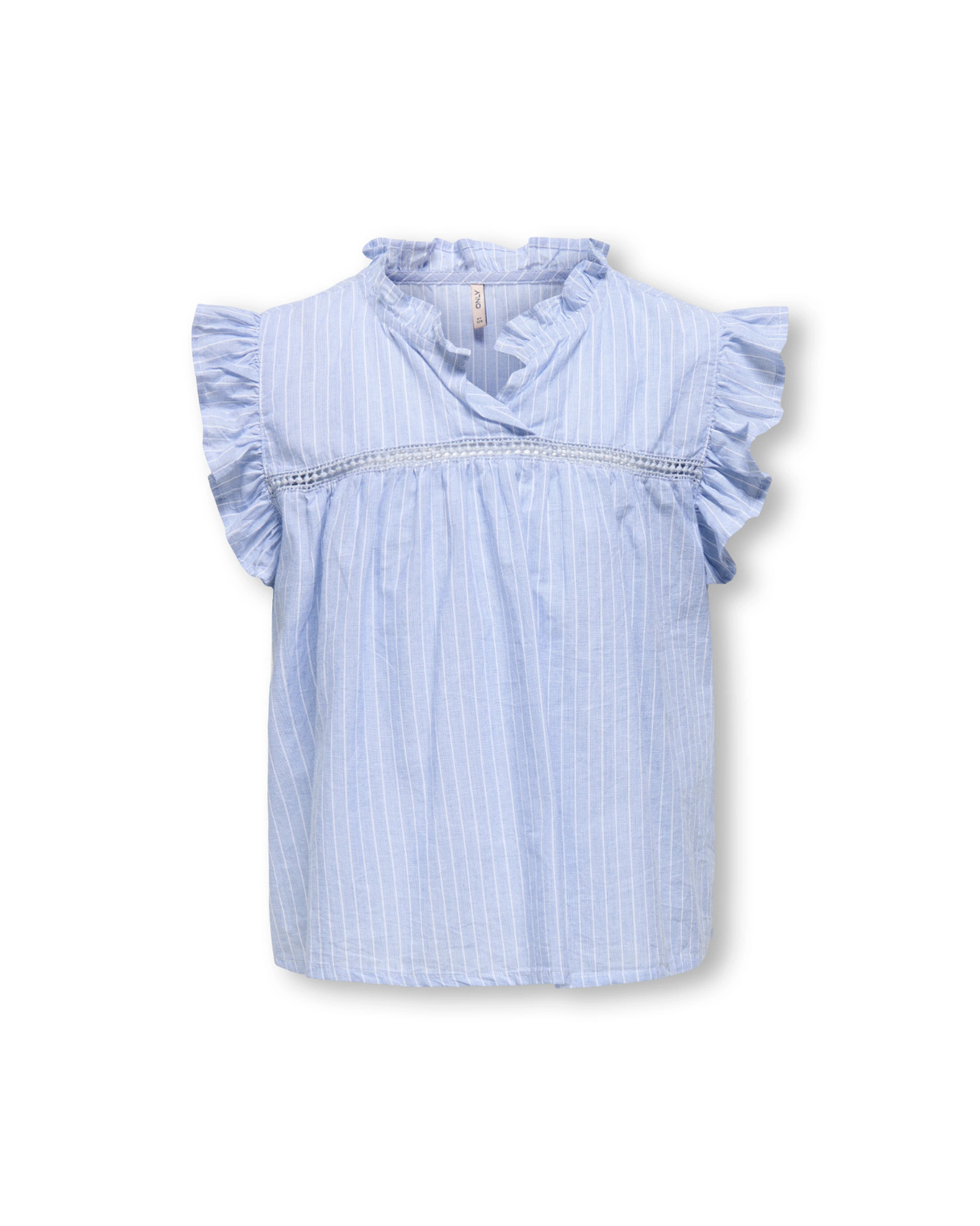 Blå - Cashmere Blue - White - ONLY - Top - 15345850