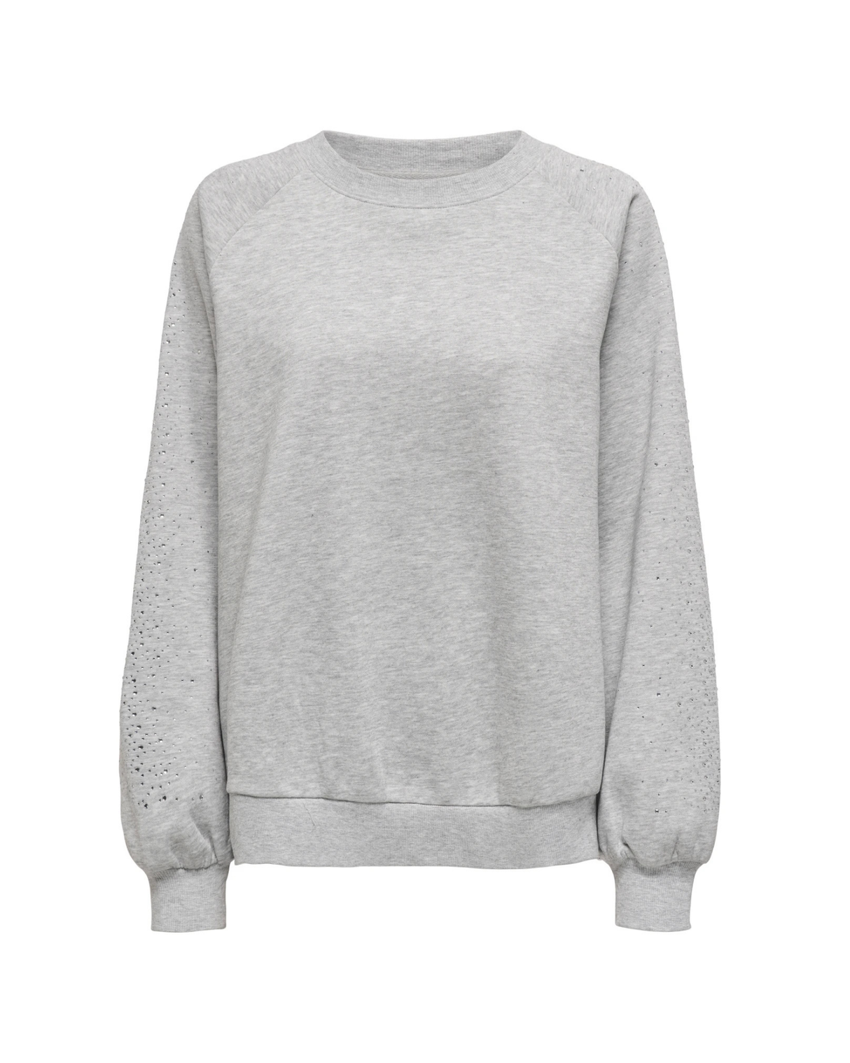 Grå - Light Grey Mela/Silver Rhin - Only - Sweatshirt - 15345897
