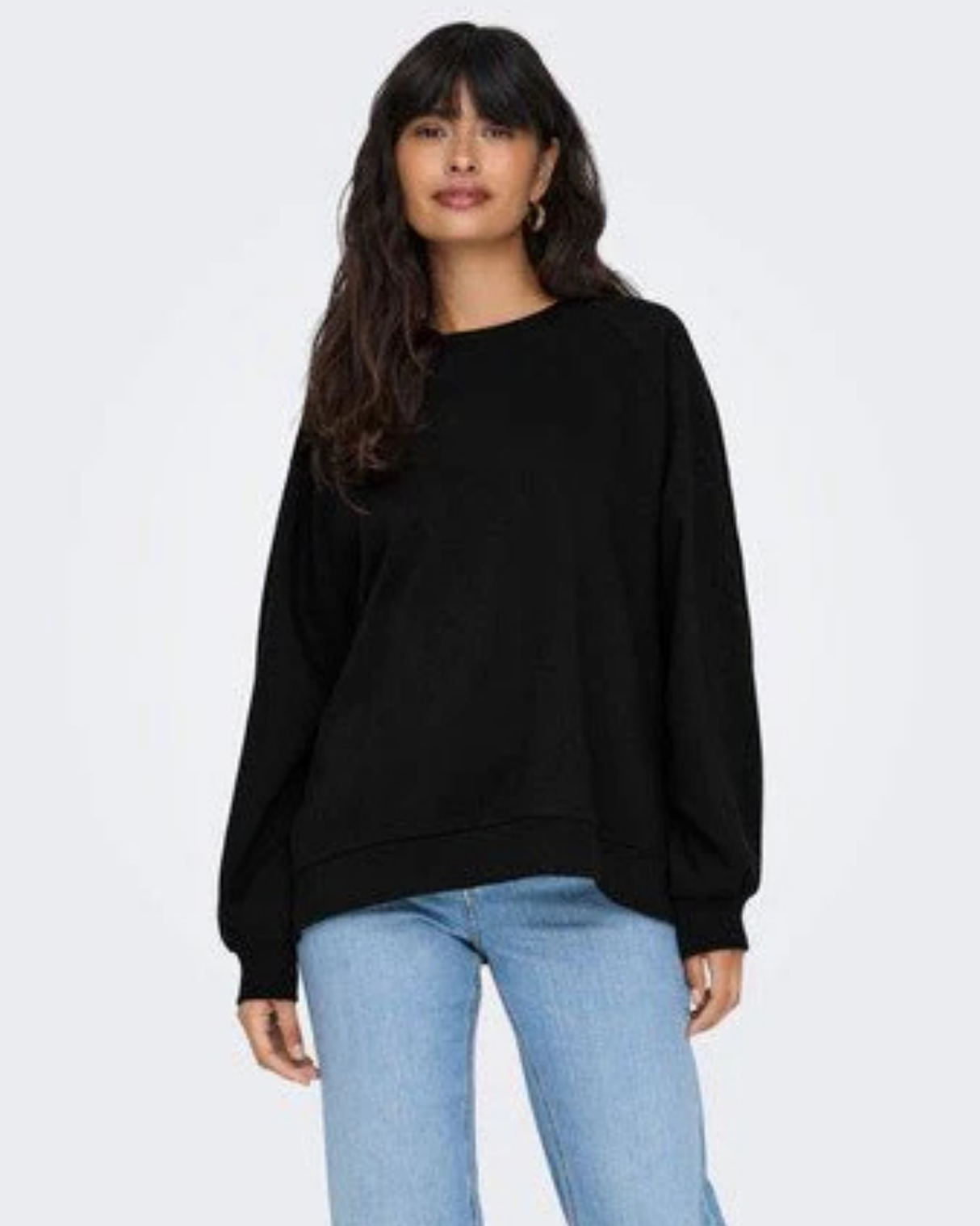 Sort - Black/Black rhin - Only - Sweatshirt - 15345897