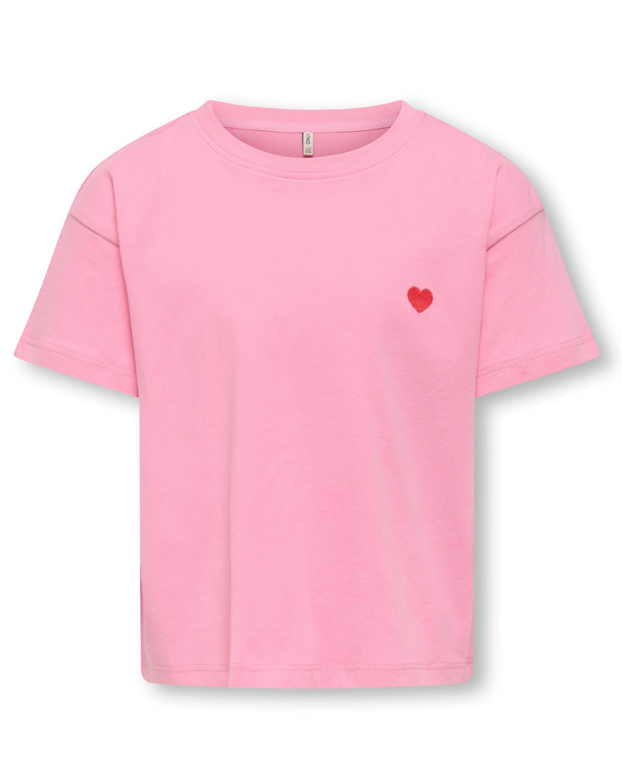 Pink - Magenta - Kids ONLY - T-shirt - hjerte - 15347634