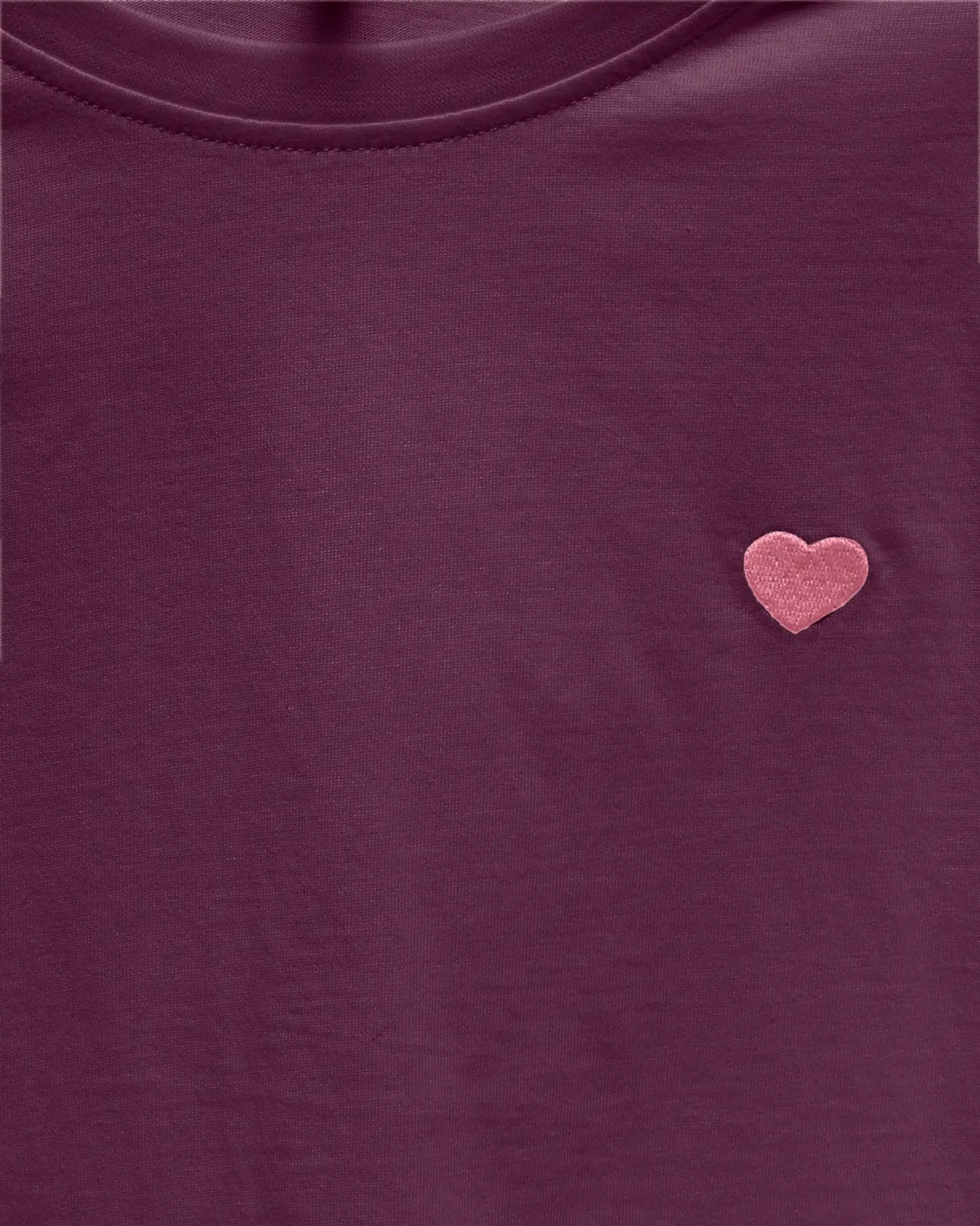 Lilla - Mauve Wine - Kids ONLY - T-shirt - hjerte - 15347634