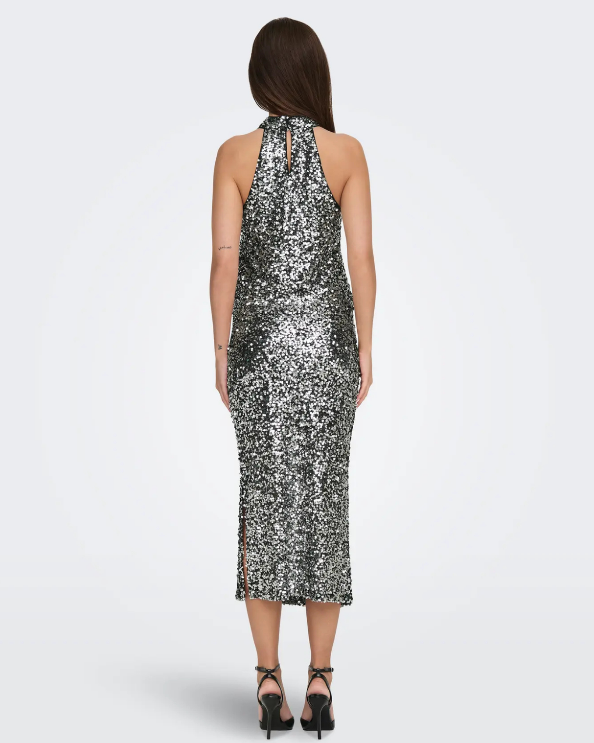 Sølv - silver - JDY - paillette top - 15352965