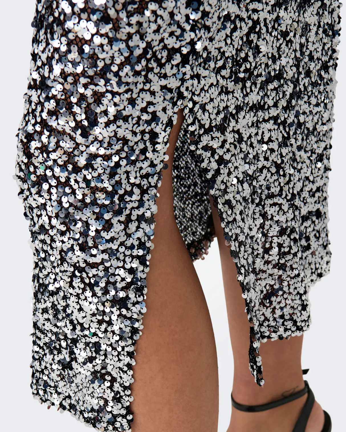 Sølv - silver - JDY - nederdel med pailletter - 15352971