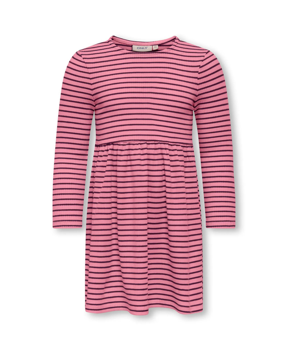 Pink - sea pink / mauve wine - ONLY - Kjole - Striber - 15353847