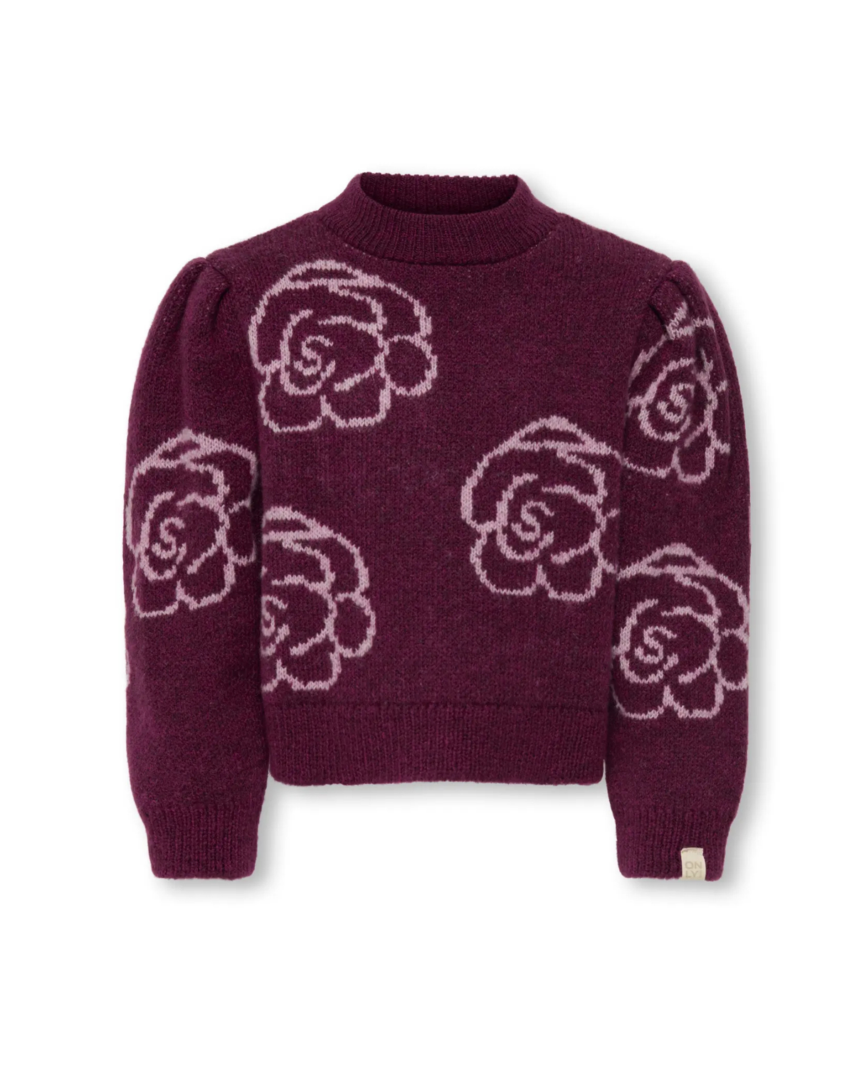 Mauve wine - Only - Strik trøje- 15356388