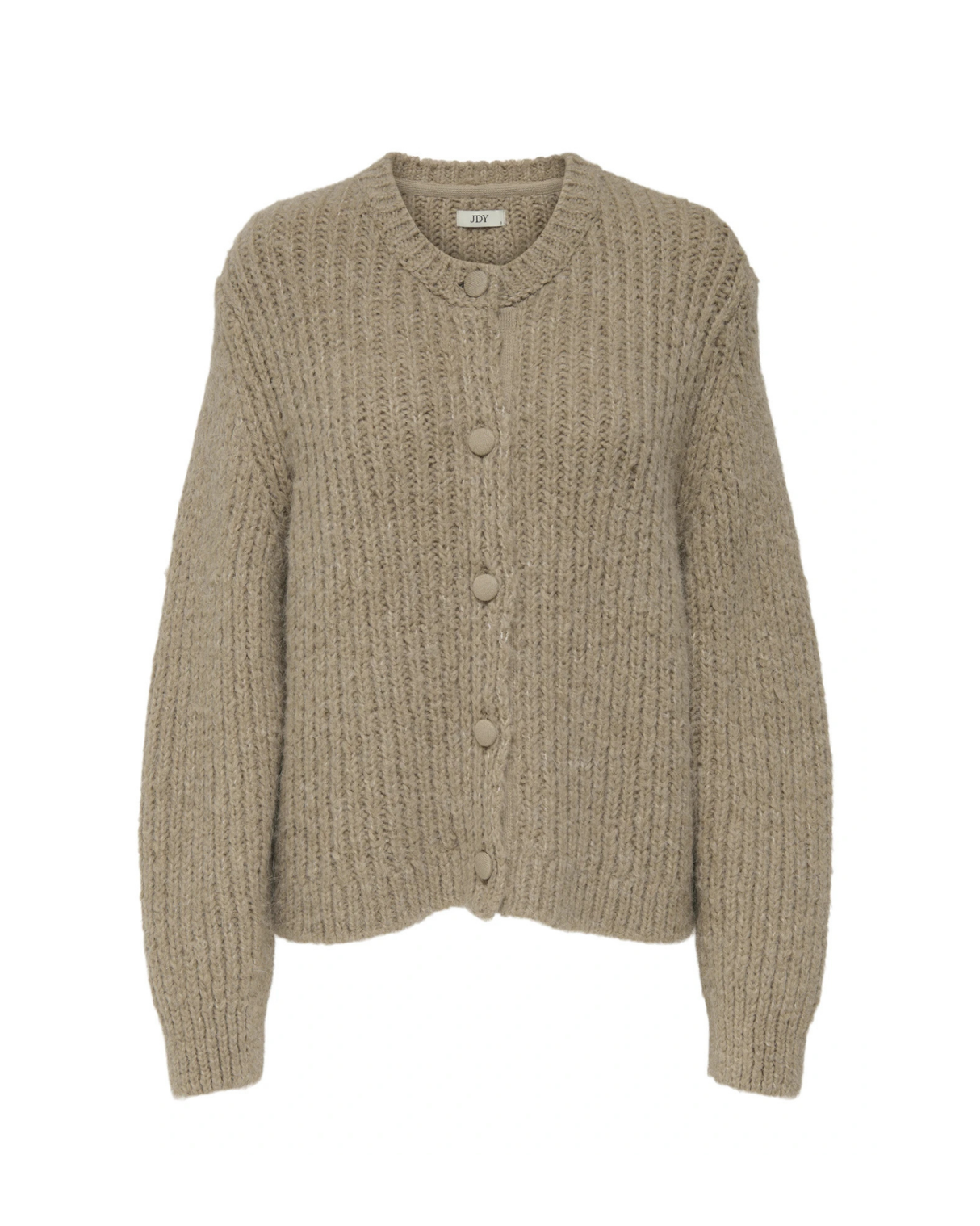 Gray - Dark Gray Melange - JDY - Knit Cardigan - 15330581